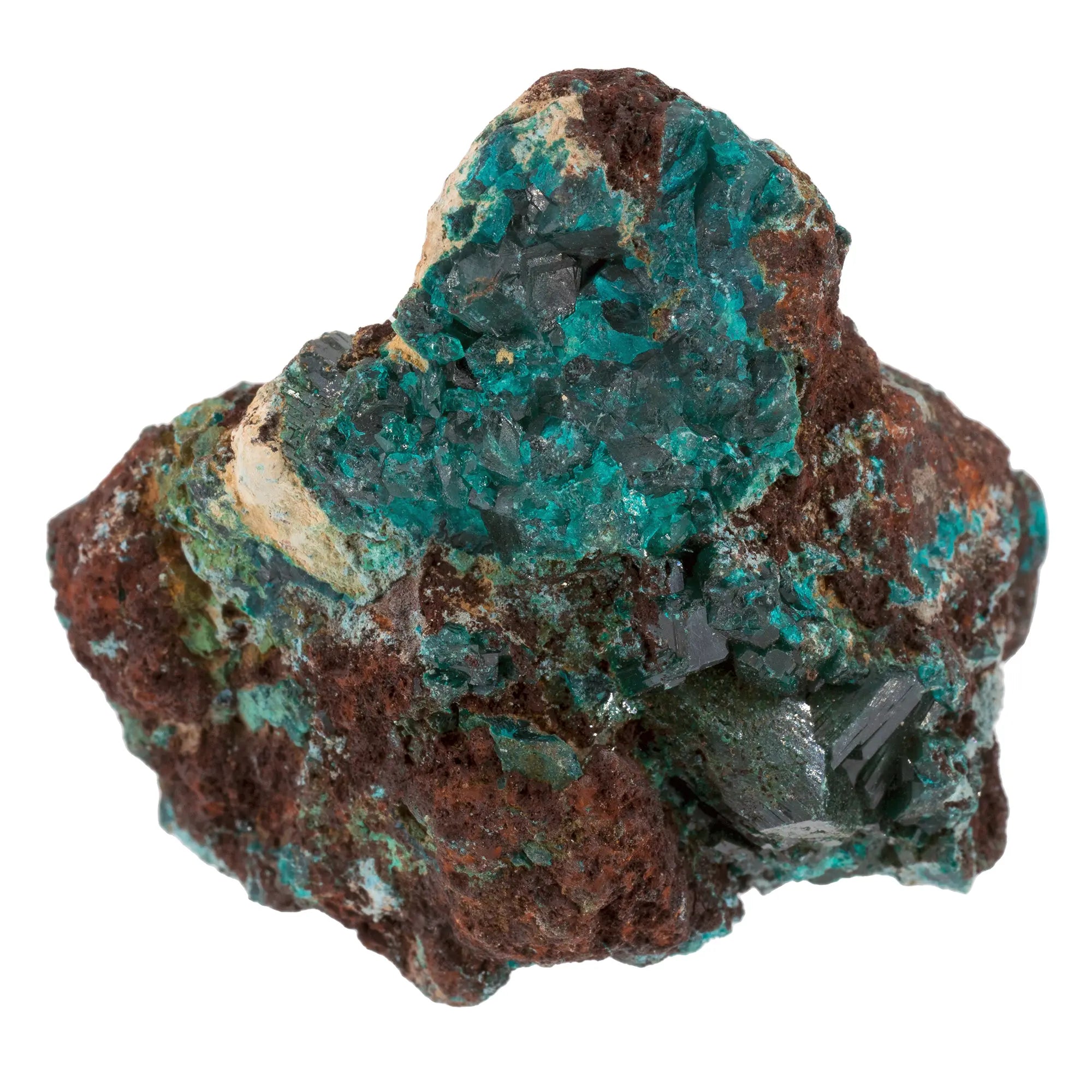 Dioptase - Shattuckite - Pierre brute - 4,7 gr - Congo - CRISTAL SOURCES