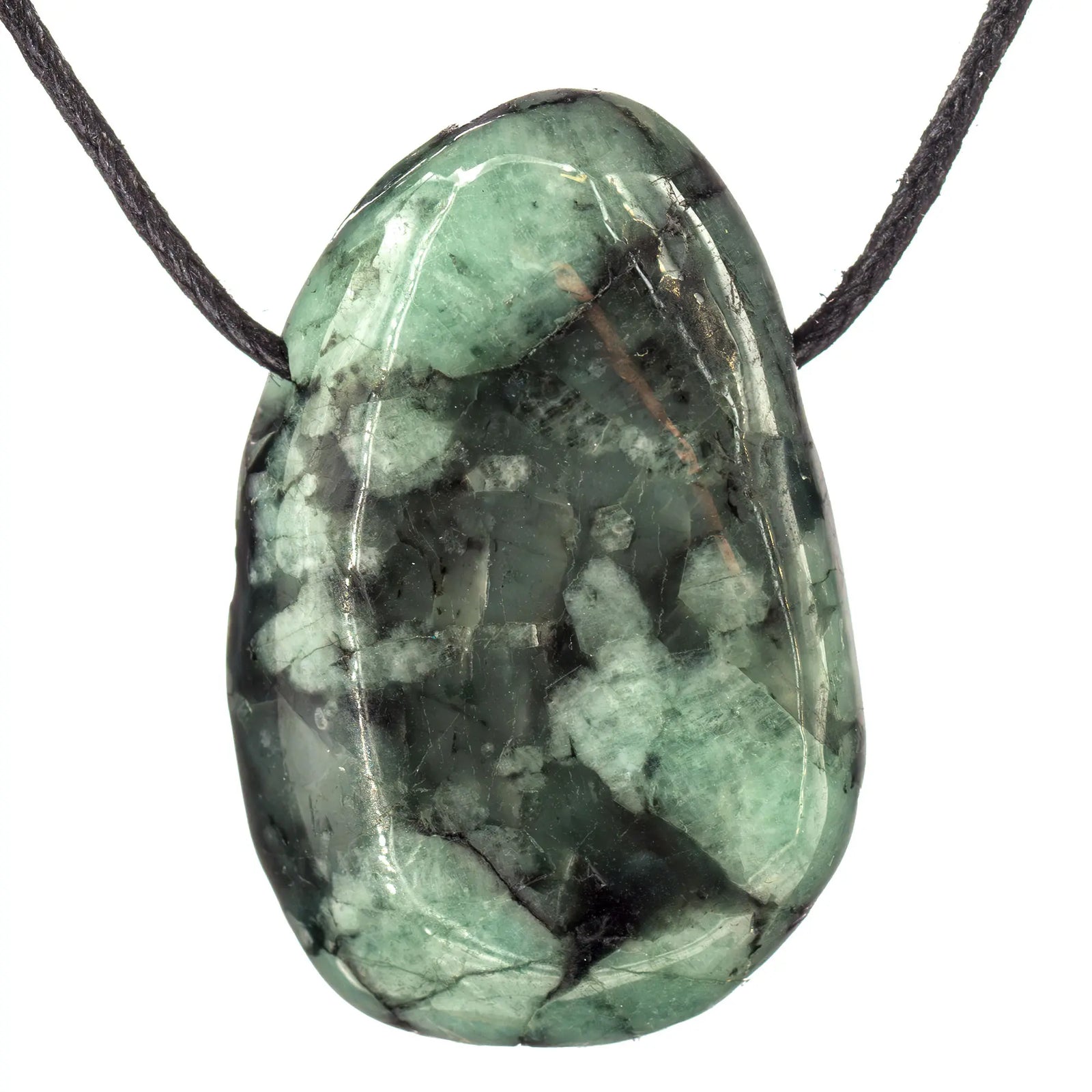 Pendentif Émeraude - pierre percée - pendentif-emeraude-percee-empc0 - CRISTAL SOURCES