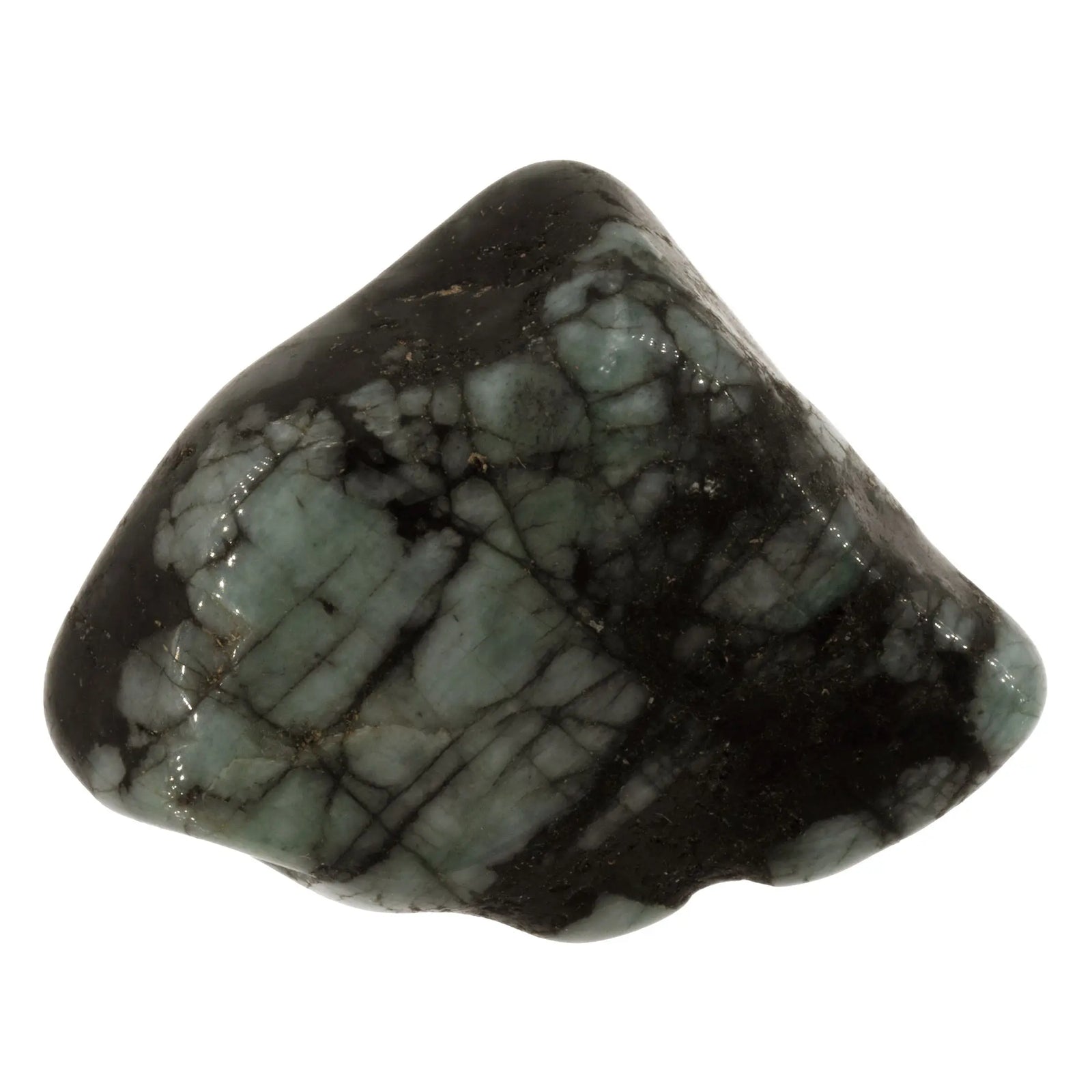 Pierre roulée - Émeraude - Brésil - 3 à 4 cm - emeraude-verte-pierre-roulee-bresil-empr0 - CRISTAL SOURCES