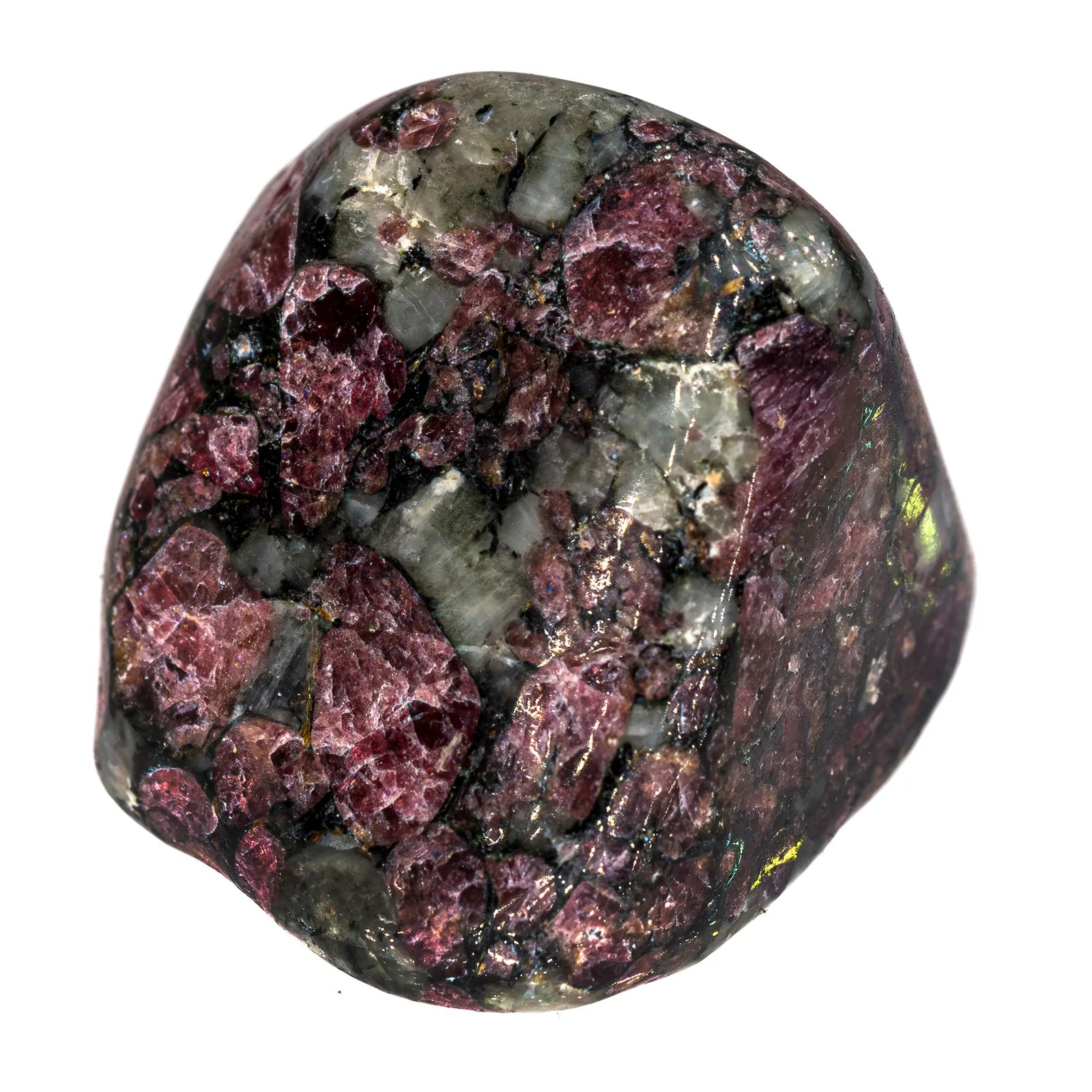 Pierre roulée - Eudialyte - Russie - 2 à 3 cm - eudialyte-roulee-russie-1-5cm-eud4 - CRISTAL SOURCES
