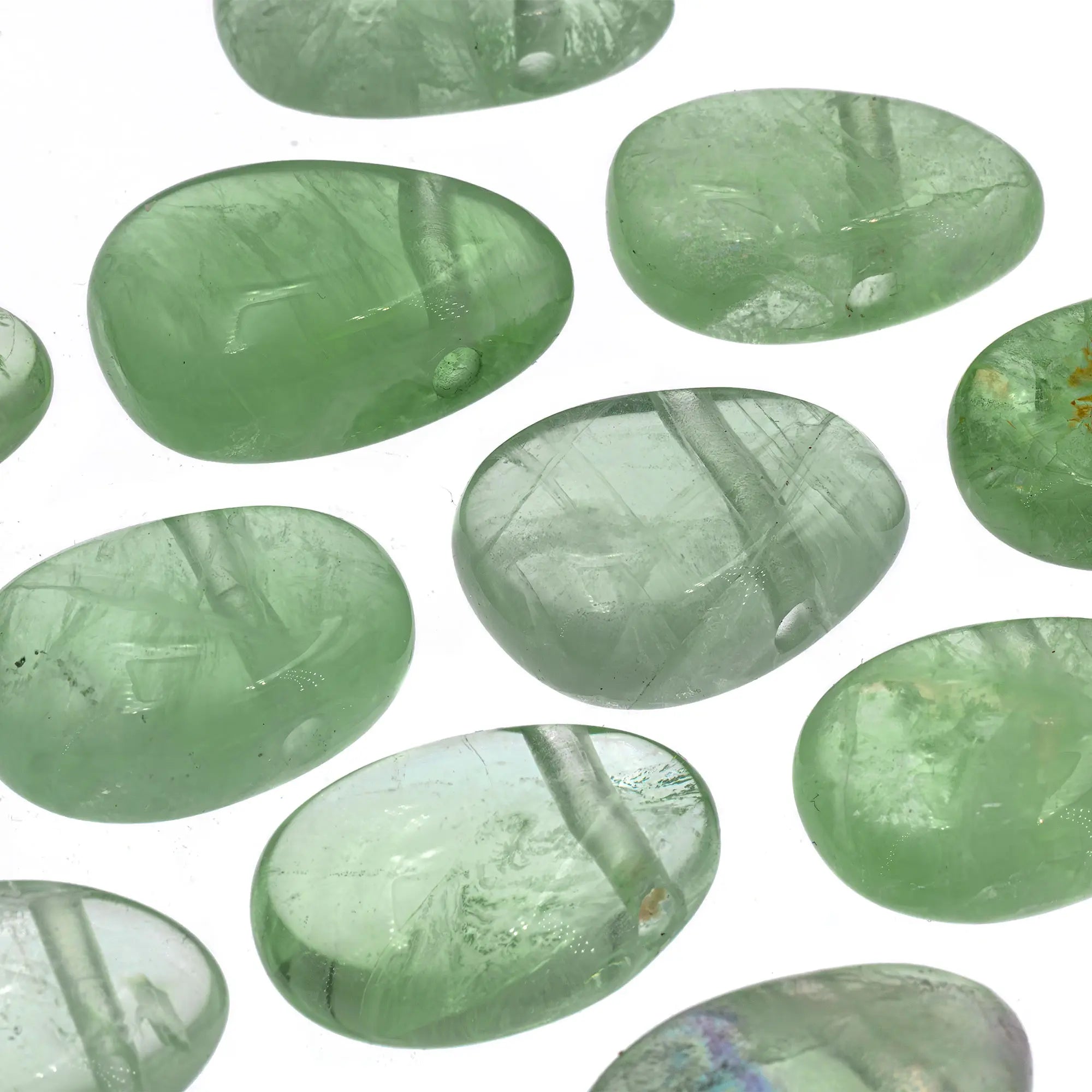Pendentif Fluorite verte - pierre percée - CRISTAL SOURCES