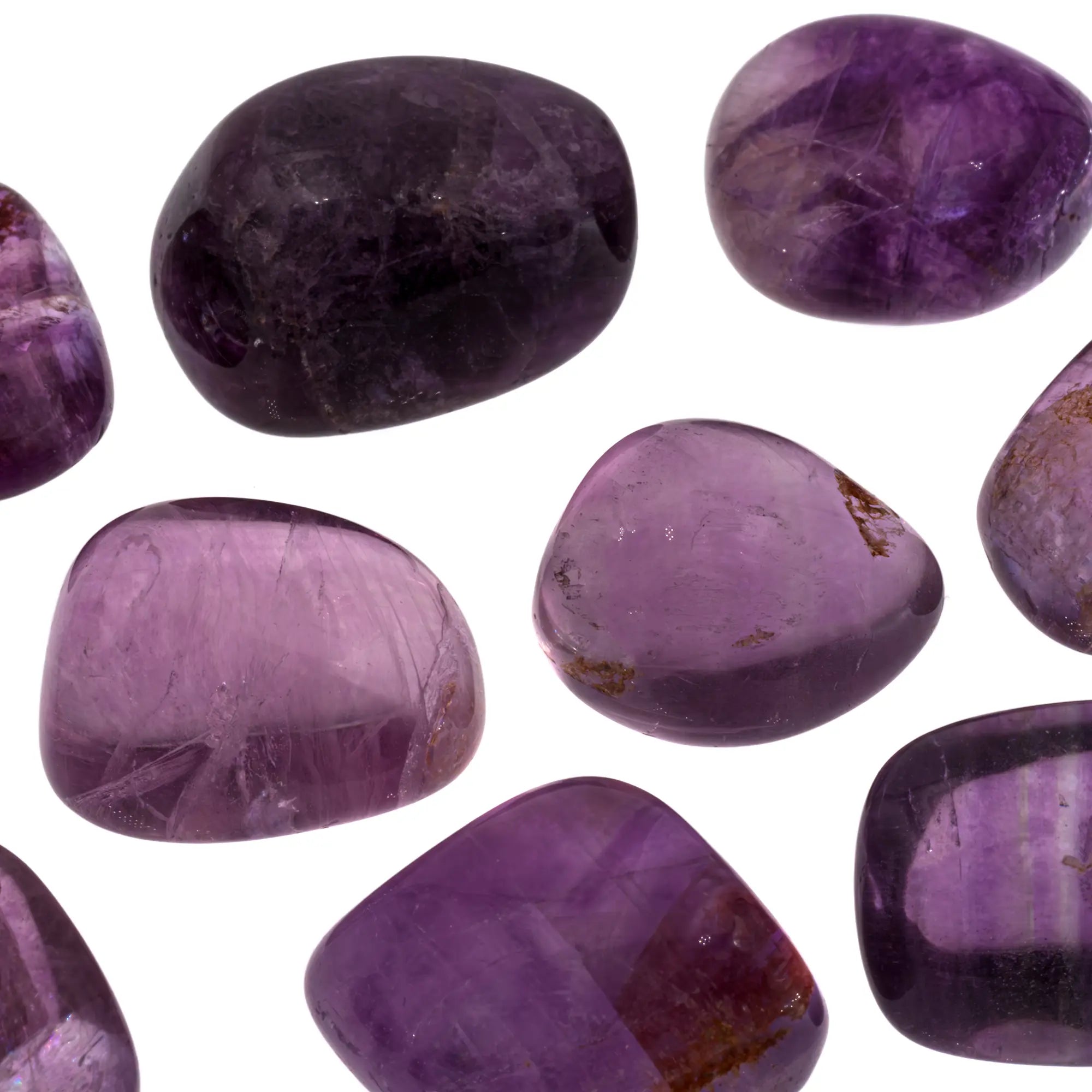 Pierre roulée - Fluorite violette - Chine - 2 à 3 cm - fluorite-violette-roulee-flpr1 - CRISTAL SOURCES
