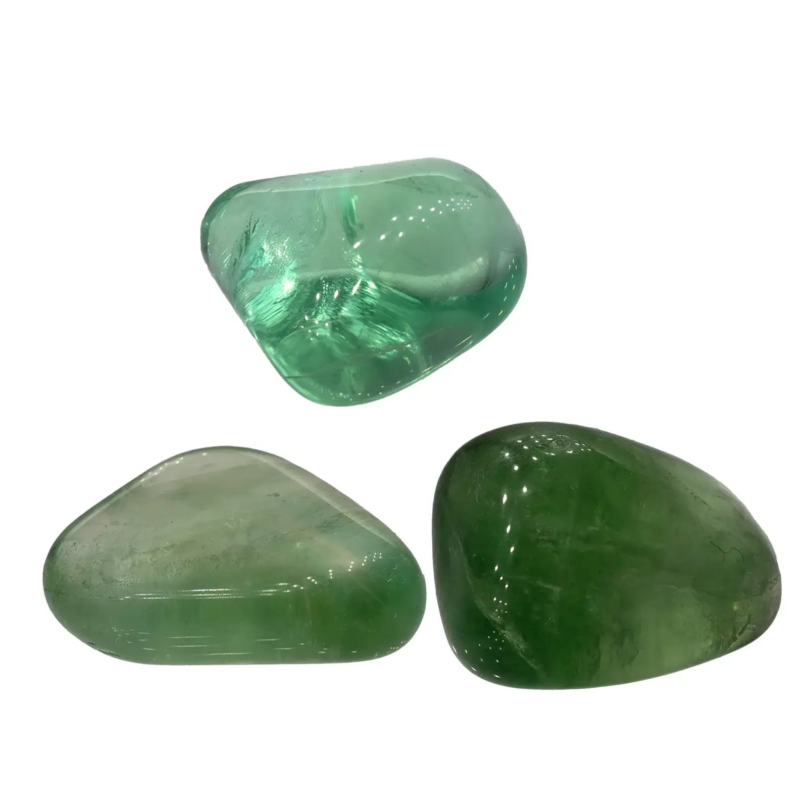 Pierre roulée - Fluorite verte - Chine - 2 à 3 cm - CRISTAL SOURCES