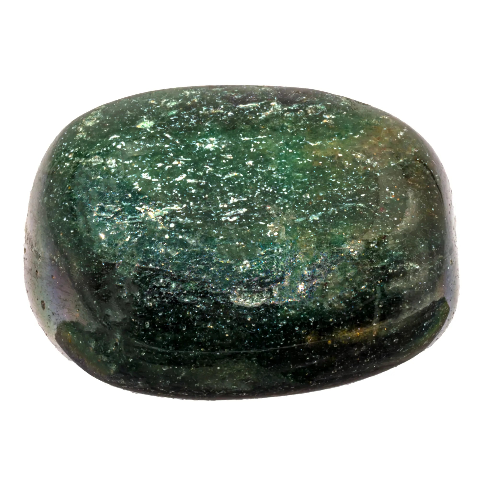 Pierre roulée - Fuchsite - Brésil - 2.5 à 3 cm - fuchsite-roulee-fucpr0 - CRISTAL SOURCES