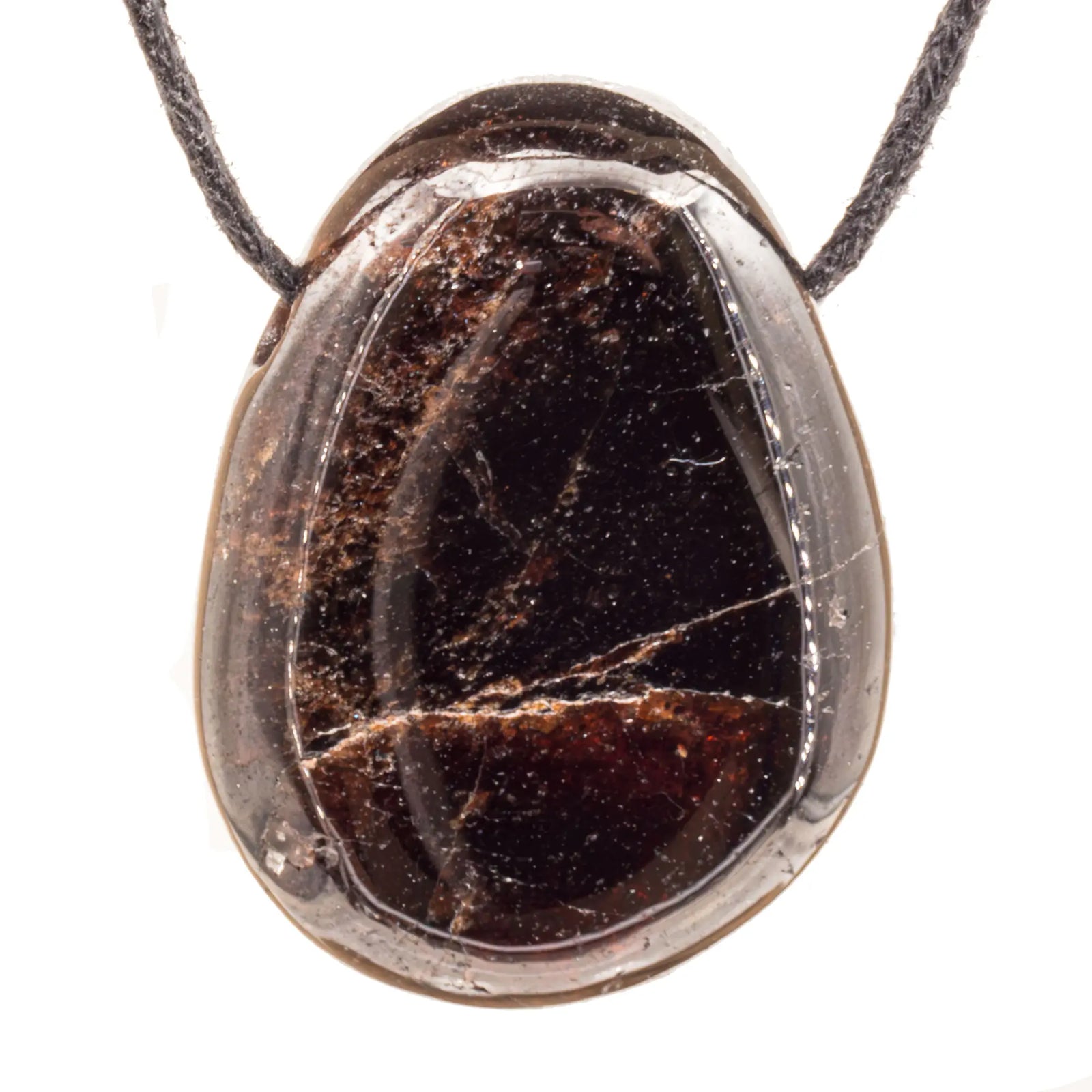Pendentif grenat almandin - pierre percé - pendentif-grenat-almandin-perce-gapc3 - CRISTAL SOURCES