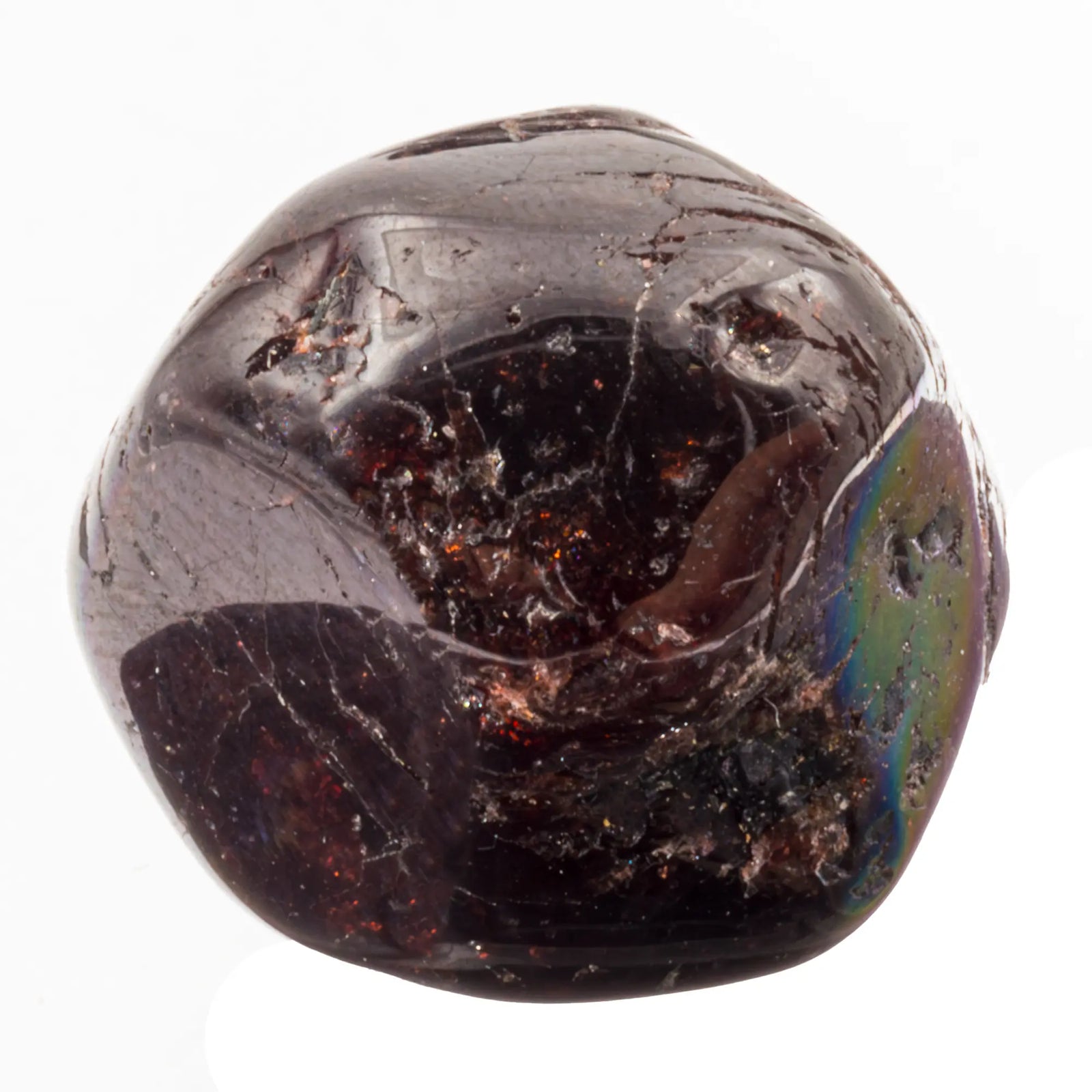 Pierre roulée Grenat almandin - Chine - 2 à 2.5 cm - grenat-almandin-roule-gapr1 - CRISTAL SOURCES
