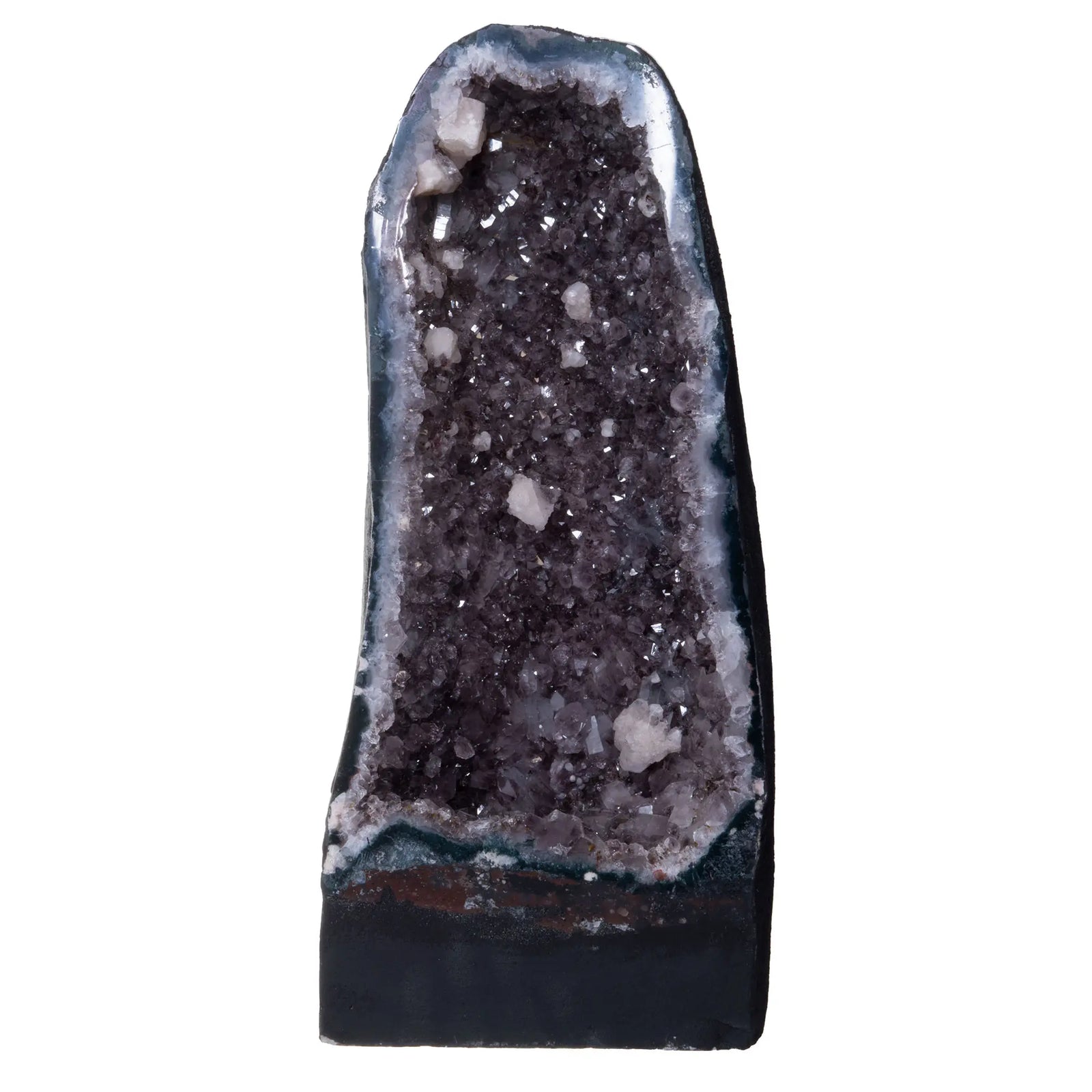 Géode Améthyste avec calcite - 19.74kg - geode-damethyste-avec-calcite-gea10 - CRISTAL SOURCES