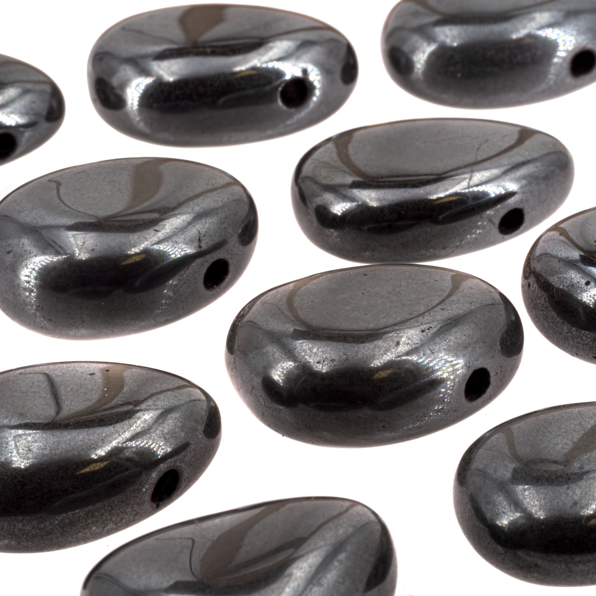 Pendentif Hématite - pierre percée - CRISTAL SOURCES