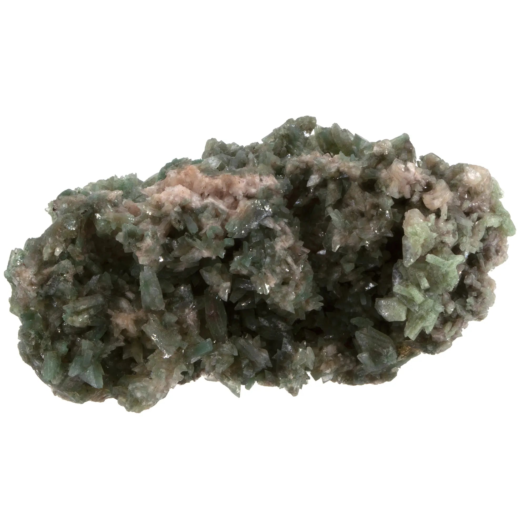 Heulandite verte - celadonite - cristaux bruts - Shakur - 183gr - heulandite-verte-celadonite-shakur-heu12 - CRISTAL SOURCES