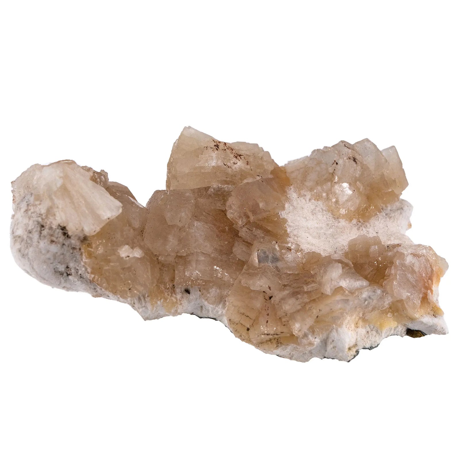 Heulandite - mordenite - pierre brute - Aurangabad - 83gr - heulandite-orange-cristaux-bruts-sur-mordenite-heu3 - CRISTAL SOURCES