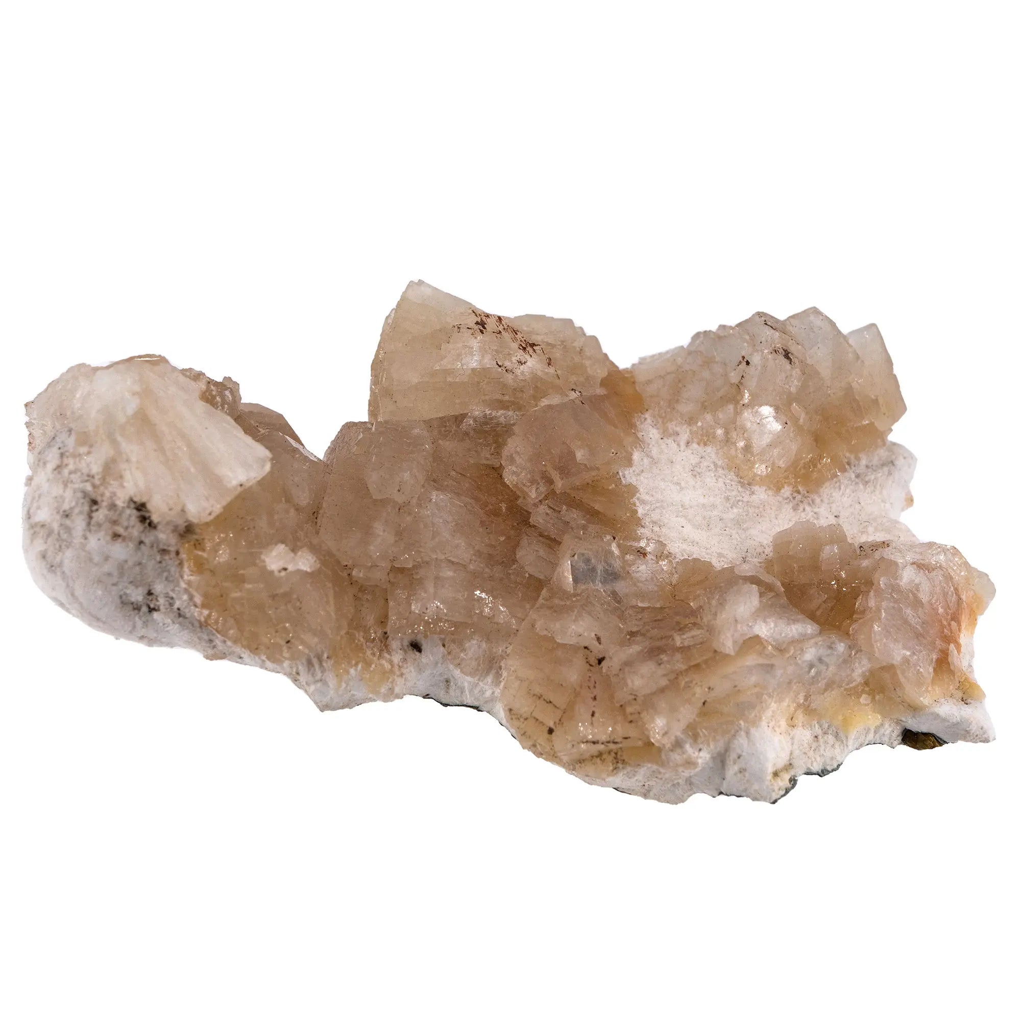 Heulandite - mordenite - pierre brute - Aurangabad - 83gr - heulandite-orange-cristaux-bruts-sur-mordenite-heu3 - CRISTAL SOURCES
