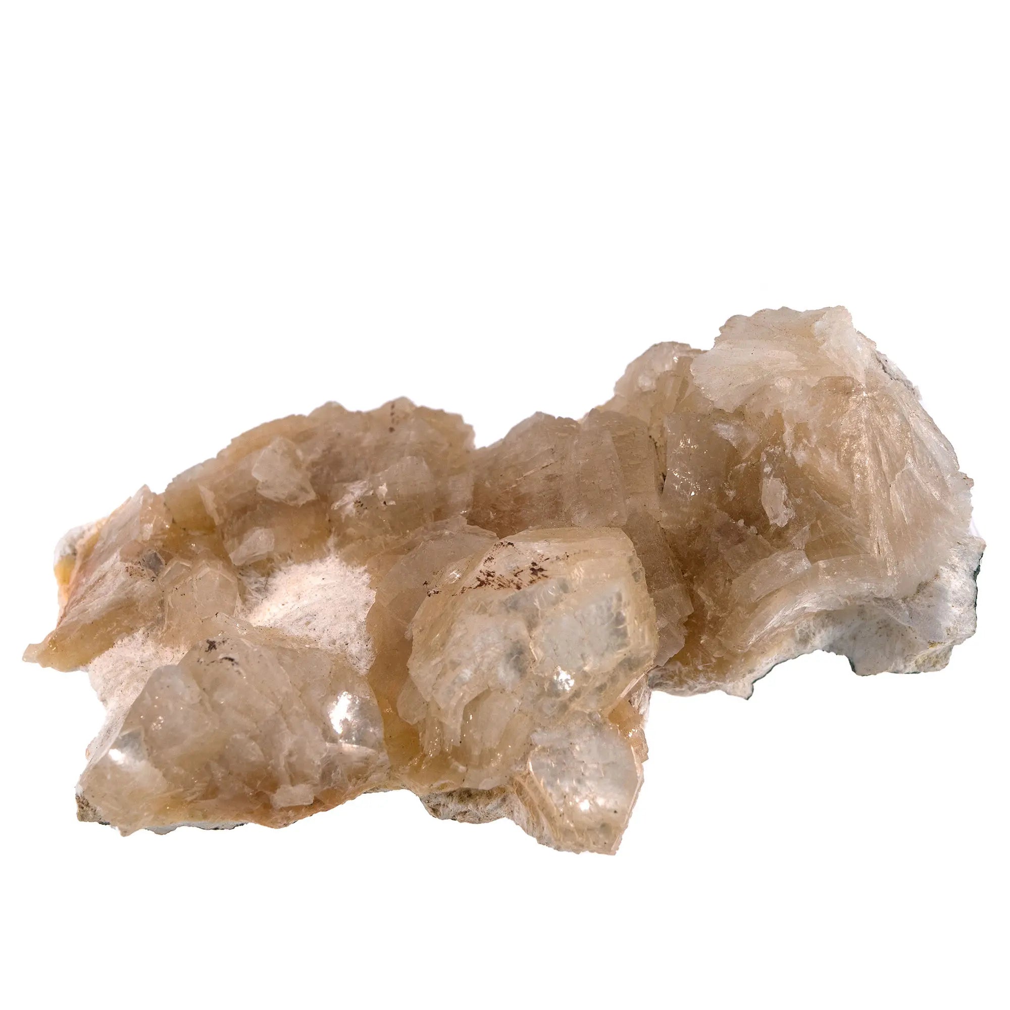 Heulandite - mordenite - pierre brute - Aurangabad - 83gr - heulandite-orange-cristaux-bruts-sur-mordenite-heu3 - CRISTAL SOURCES