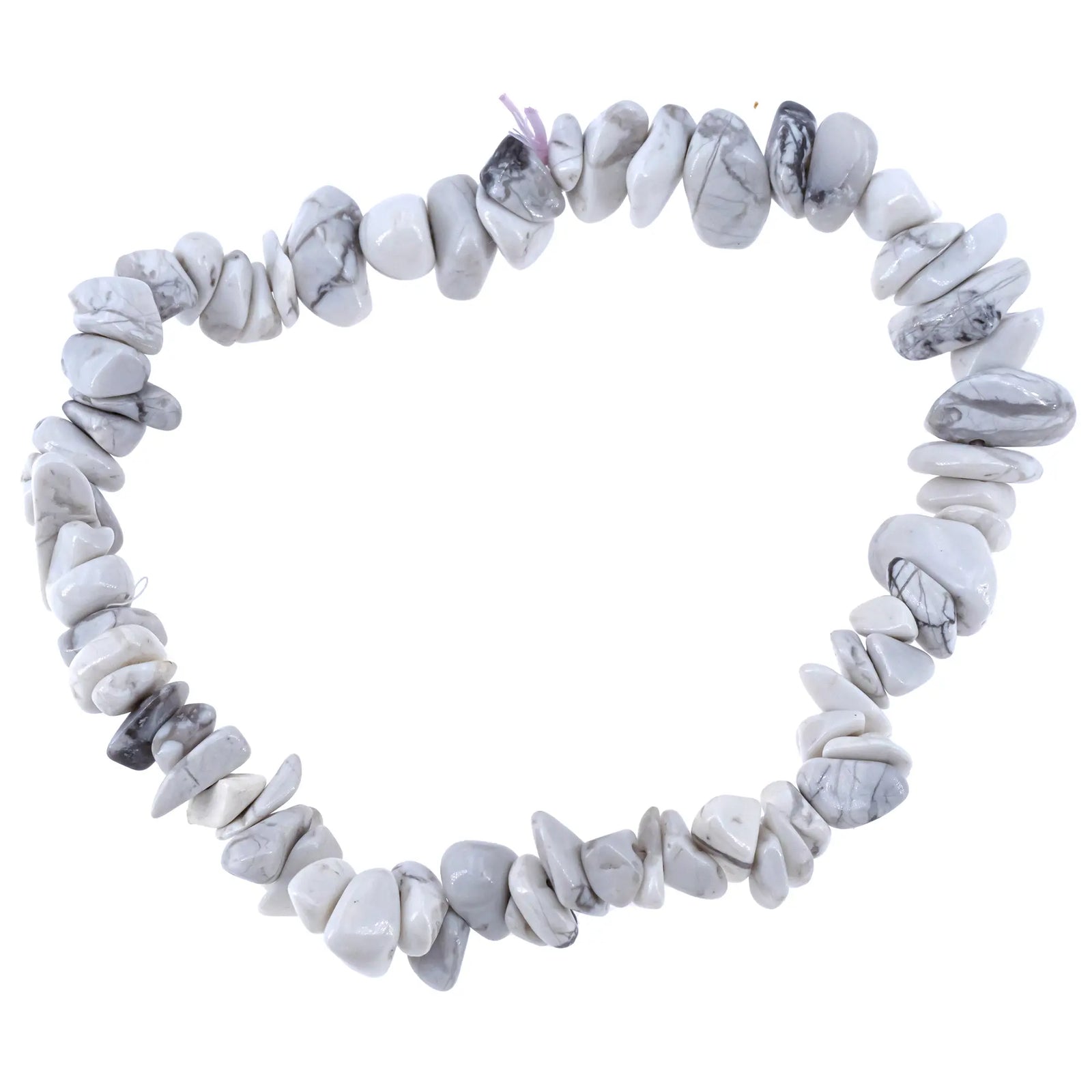 Bracelet Howlite perle baroque - CRISTAL SOURCES