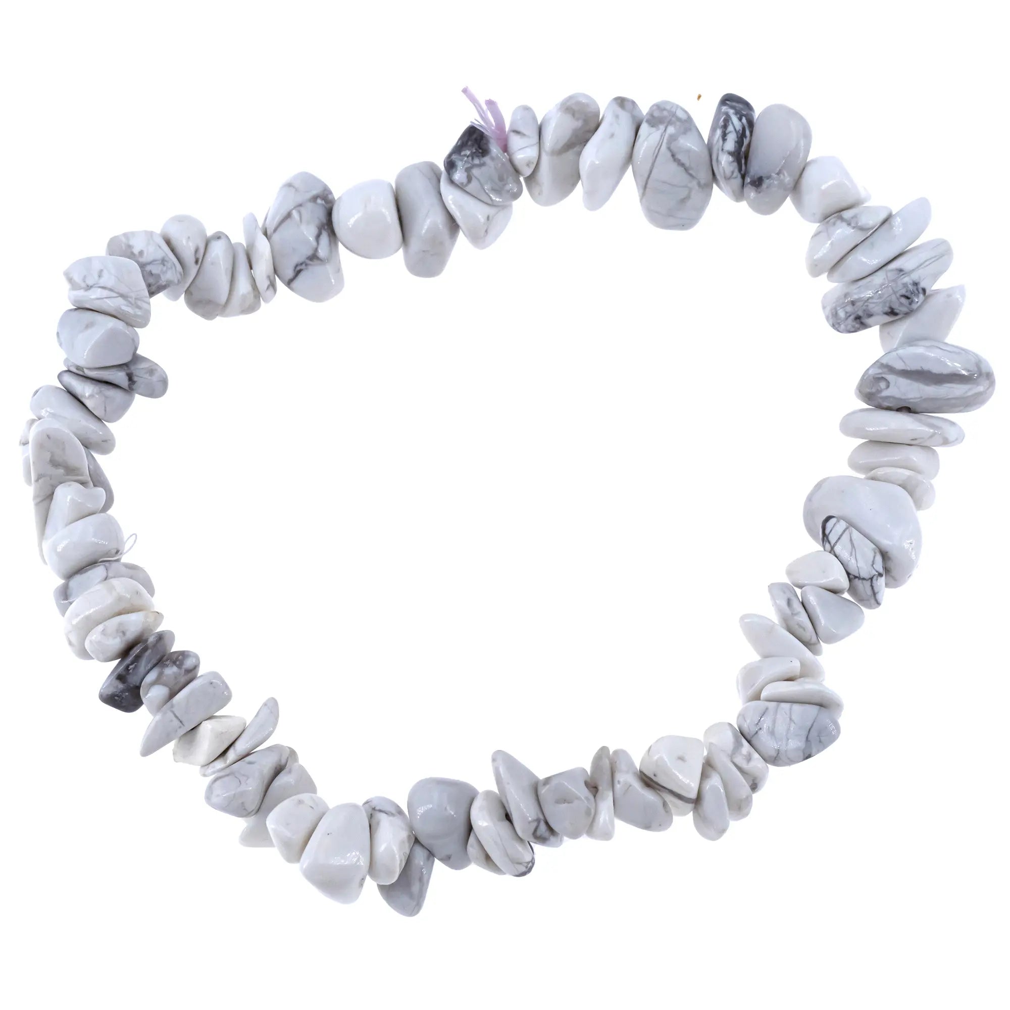 Bracelet Howlite perle baroque - bracelet-howlite-perle-baroque-hwbra2 - CRISTAL SOURCES