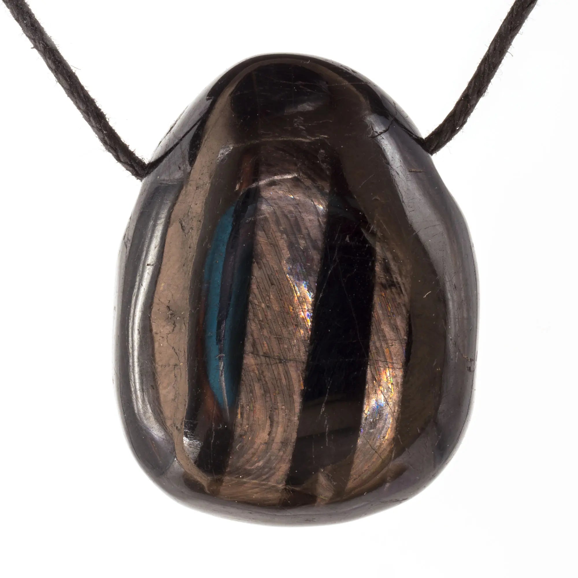 Pendentif Hypersthène - pierre percée - pendentif-hypersthene-percee-hyppc0 - CRISTAL SOURCES