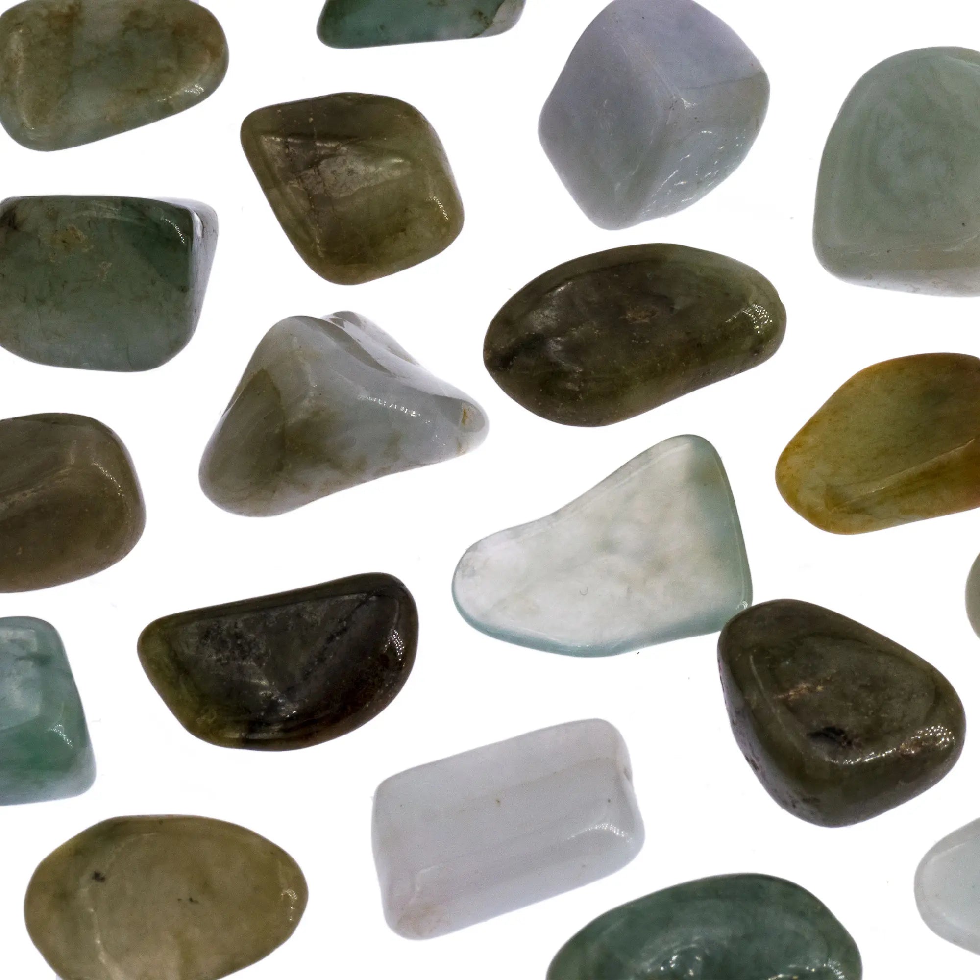 Pierre roulée - Jade jadéite - Birmanie - 1,5 à 2 cm - CRISTAL SOURCES