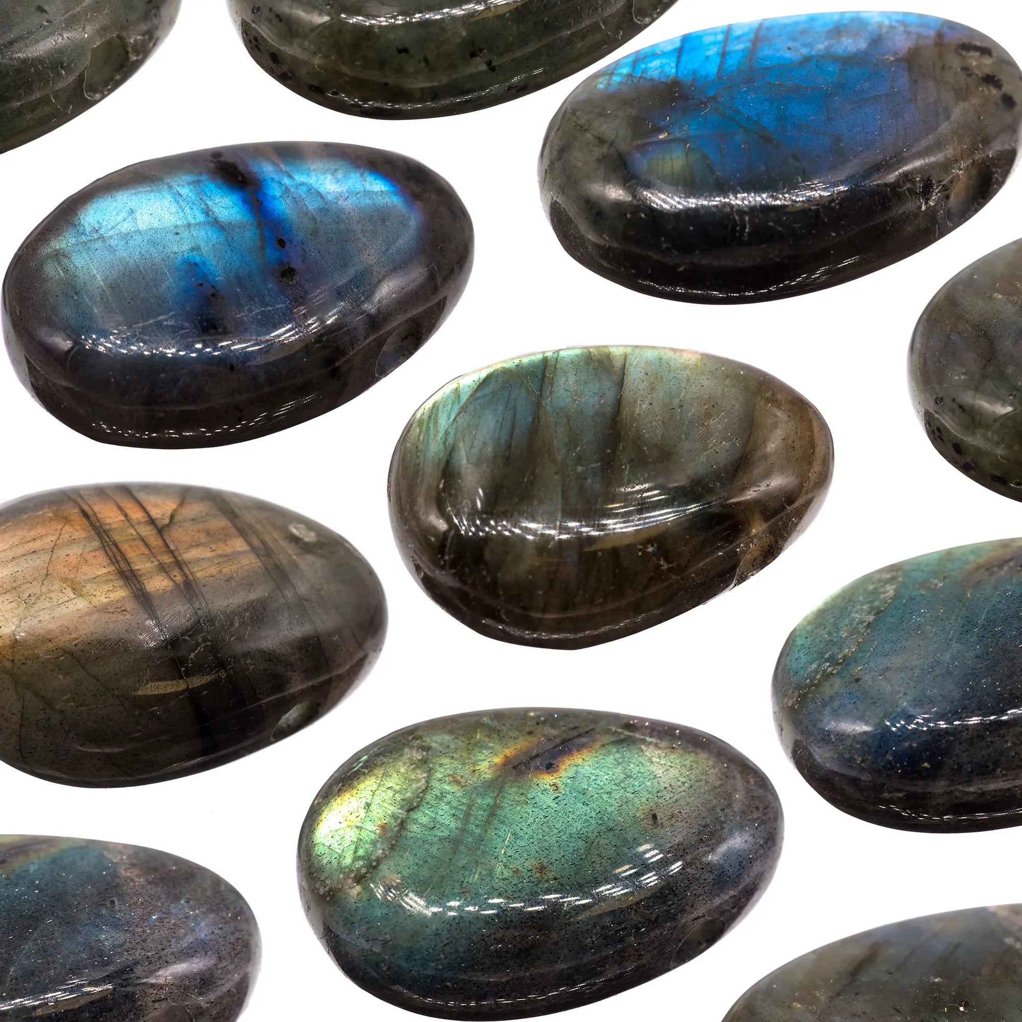 Pendentif Labradorite - pierre percée - qualité extra - pendentif-labradorite-percee-lbpc0 - CRISTAL SOURCES