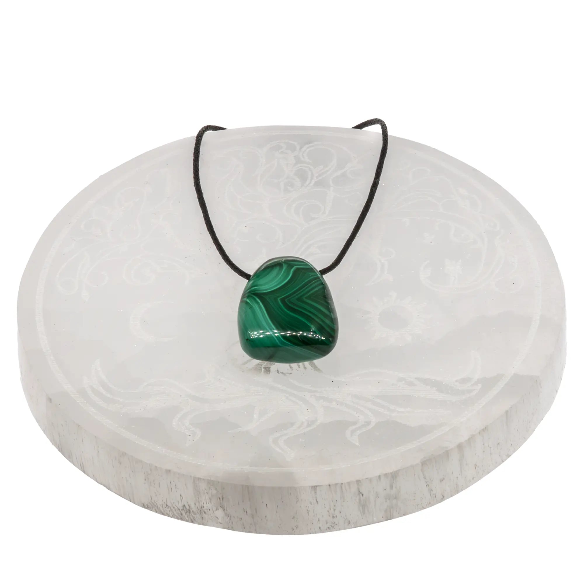 pendentif-malachite-percee-malapc0 - CRISTAL SOURCES