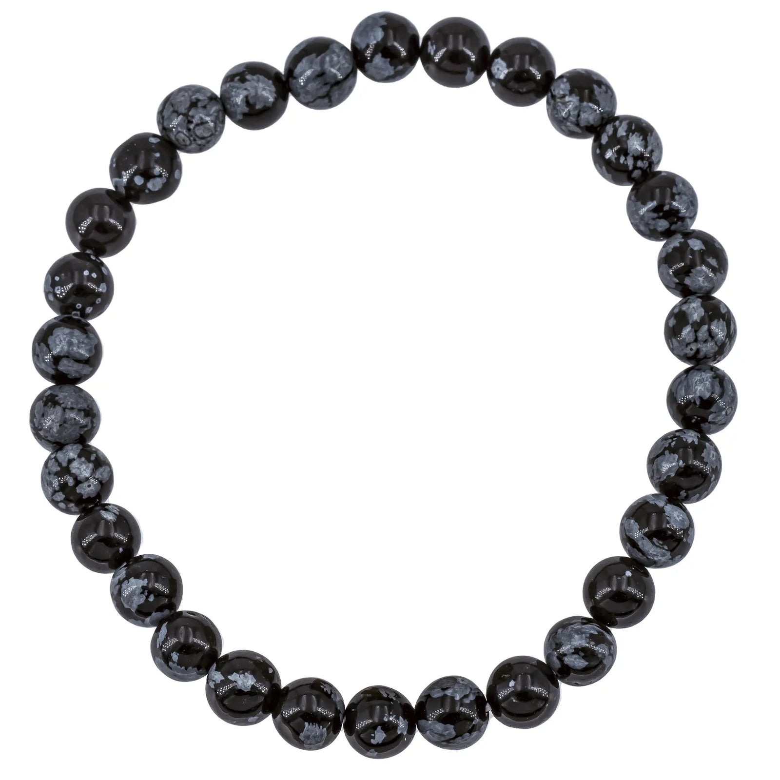 Bracelet Obsidienne étoilée perle ronde 6mm - bracelet-obsidienne-etoilee-perle-ronde-6mm-obebra3 - CRISTAL SOURCES