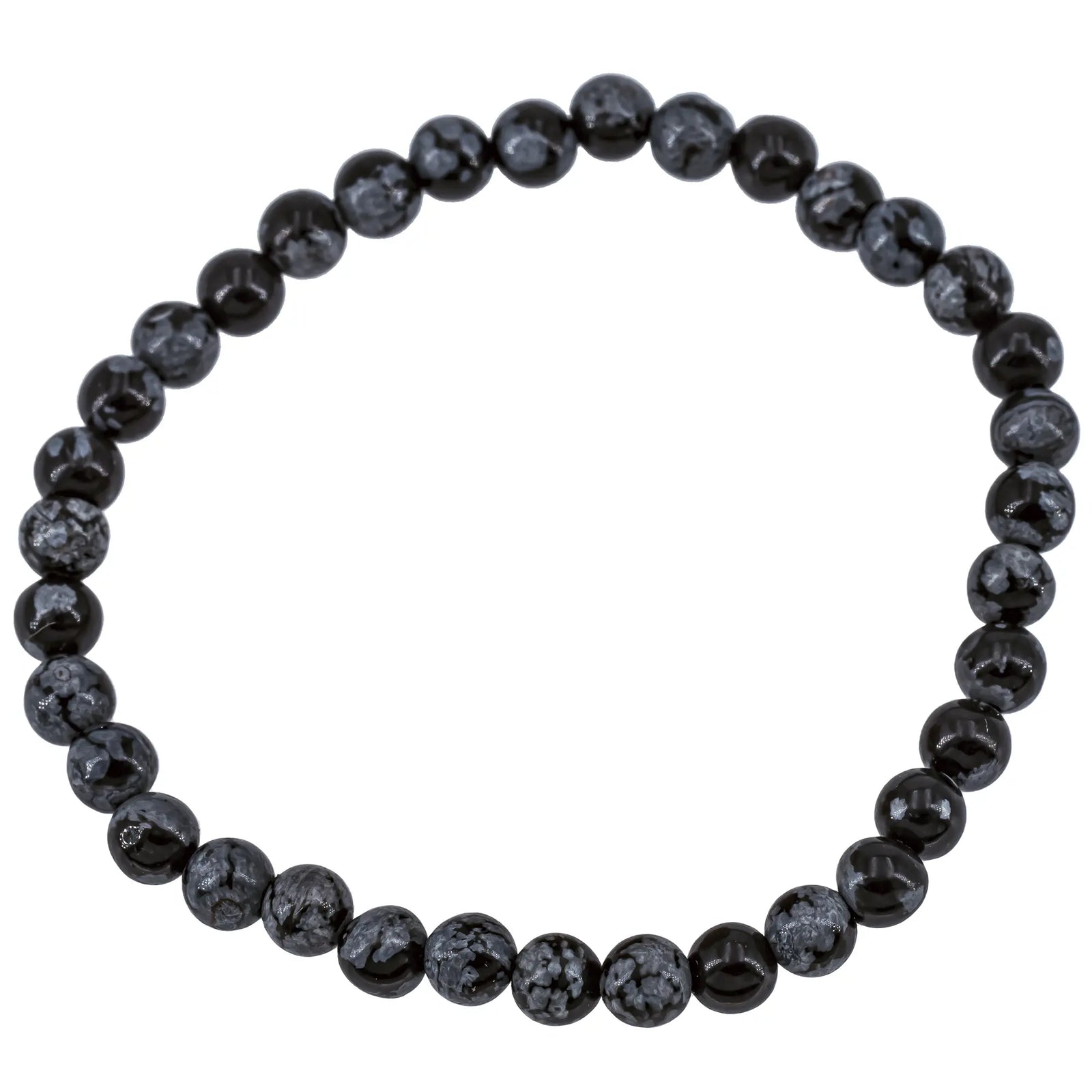 Bracelet enfant Obsidienne étoilée perle ronde 4mm - bracelet-enfant-obsidienne-etoilee-perle-ronde-4mm-obebra4 - CRISTAL SOURCES