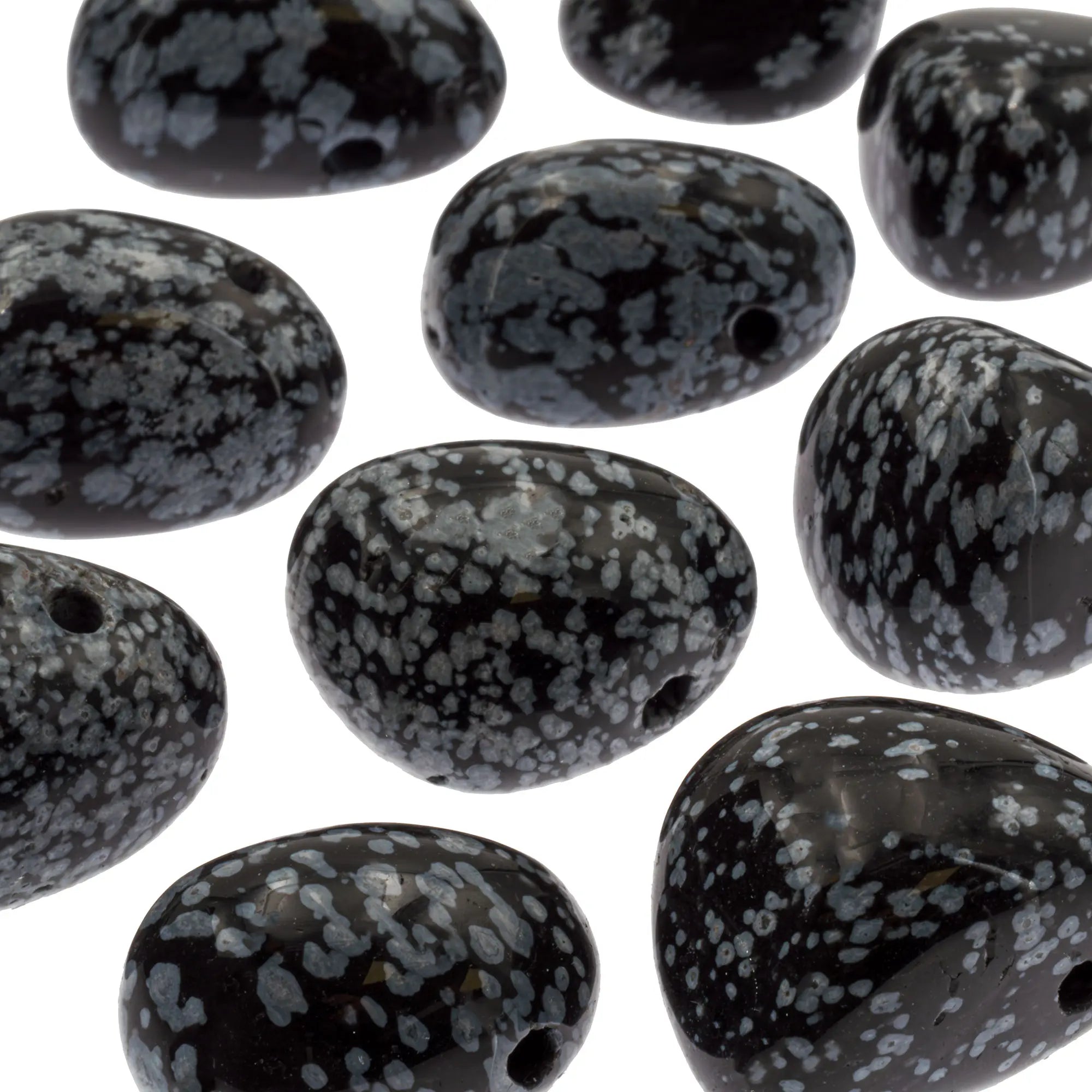 Pendentif Obsidienne étoilée - pierre percée - CRISTAL SOURCES