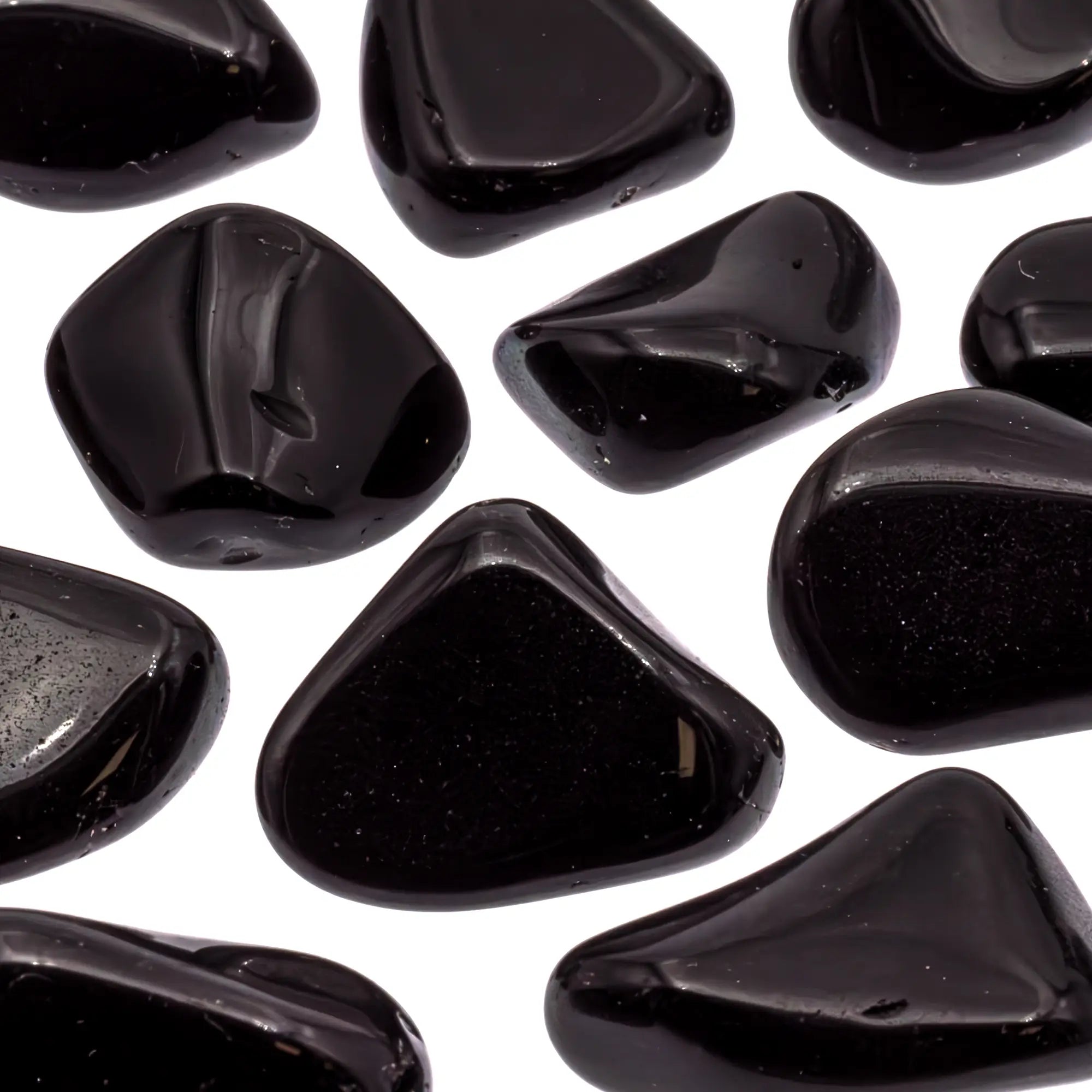 Pierre roulée - Obsidienne noire - Mexique - 3 à 4 cm - obsidienne-noire-roulee-obnpr1 - CRISTAL SOURCES