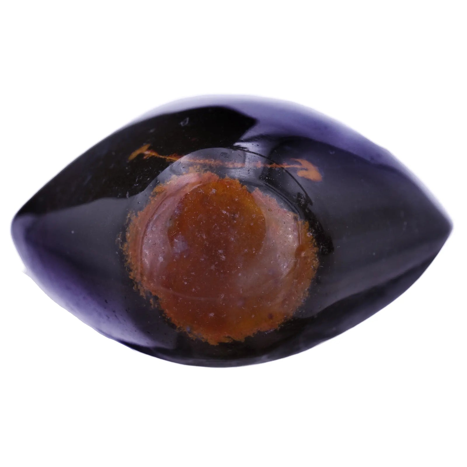 Oeil de Shiva - œil noir iris brun - Inde - 2 à 3 cm - CRISTAL SOURCES