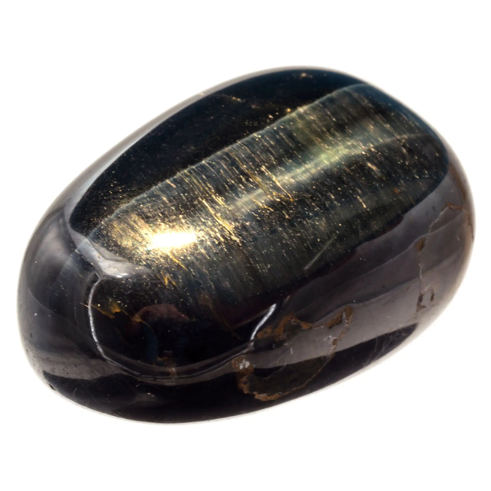 Pierre roulée - Oeil de faucon - Namibie - 2.5 à 3 cm - oeil-de-faucon-roule-ofapr1 - CRISTAL SOURCES