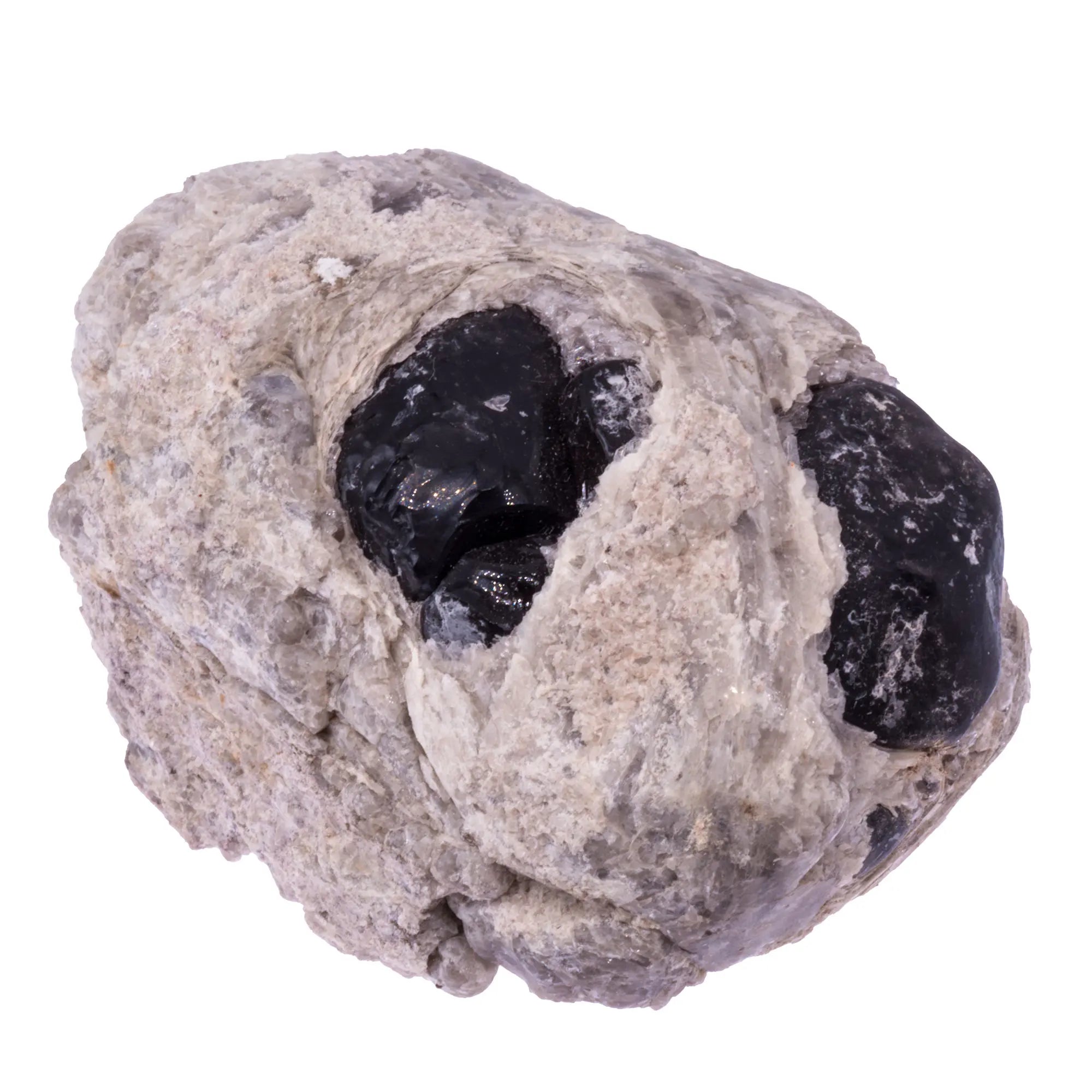 Nodule brut d'Obsidienne larme d'apache sur perlite - nodule-brut-obsidienne-larme-apache-gangue-ola4 - CRISTAL SOURCES