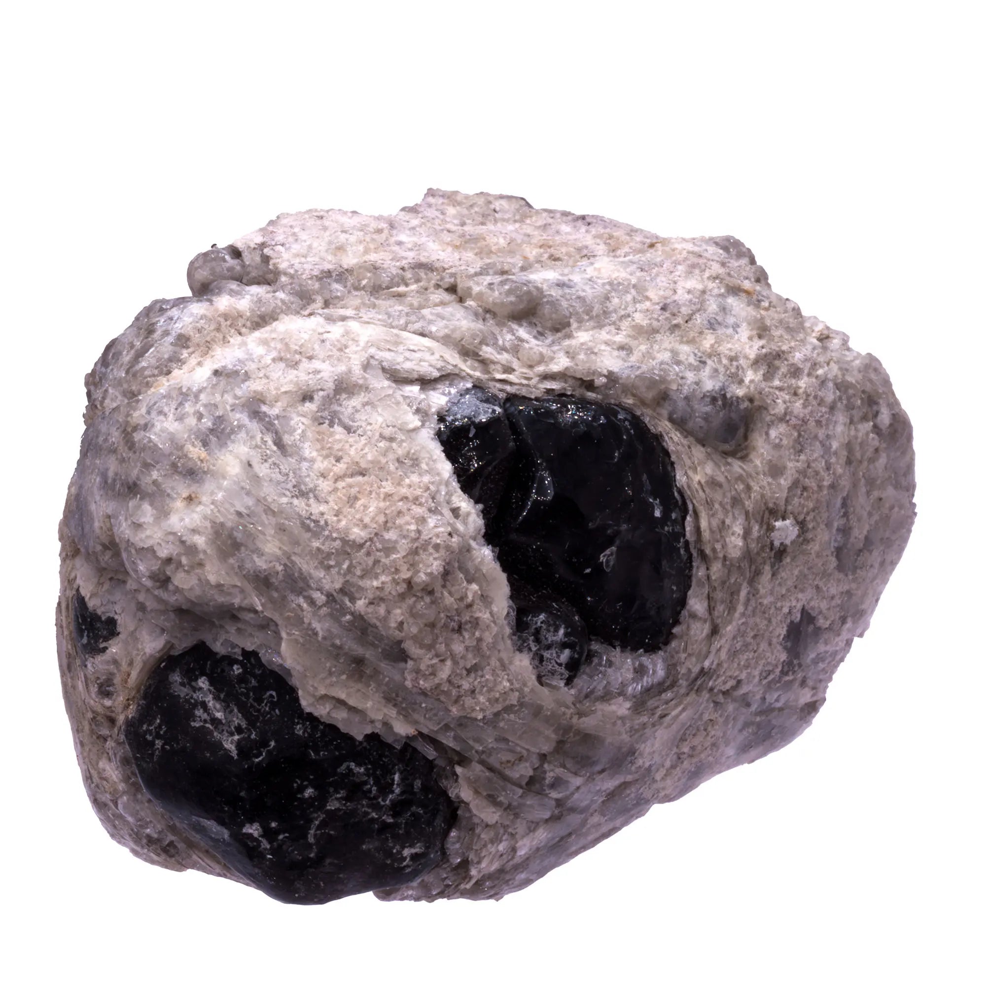 Nodule brut d'Obsidienne larme d'apache sur perlite - nodule-brut-obsidienne-larme-apache-gangue-ola4 - CRISTAL SOURCES
