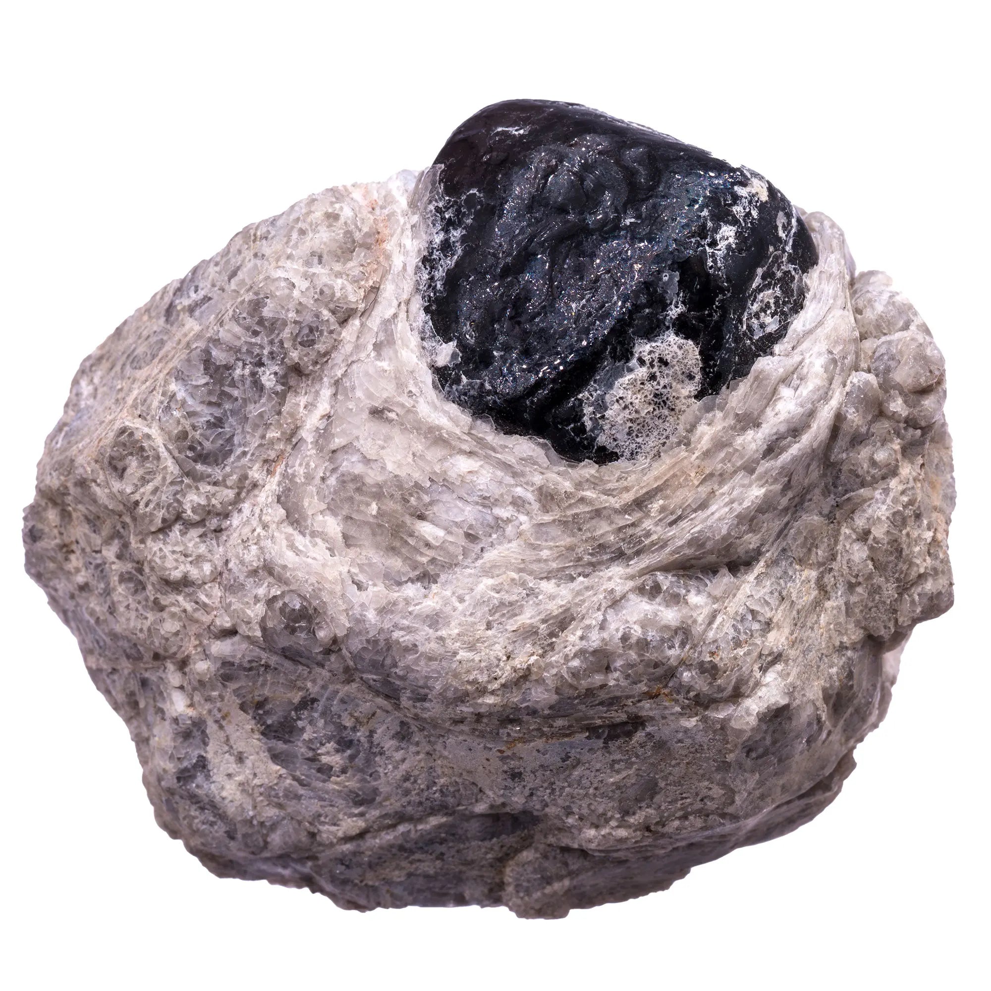 Obsidienne brute sur perlite - larme d'apache - Arizona - obsidienne-larme-apache-brute-arizona-usa-125gr-ola5 - CRISTAL SOURCES
