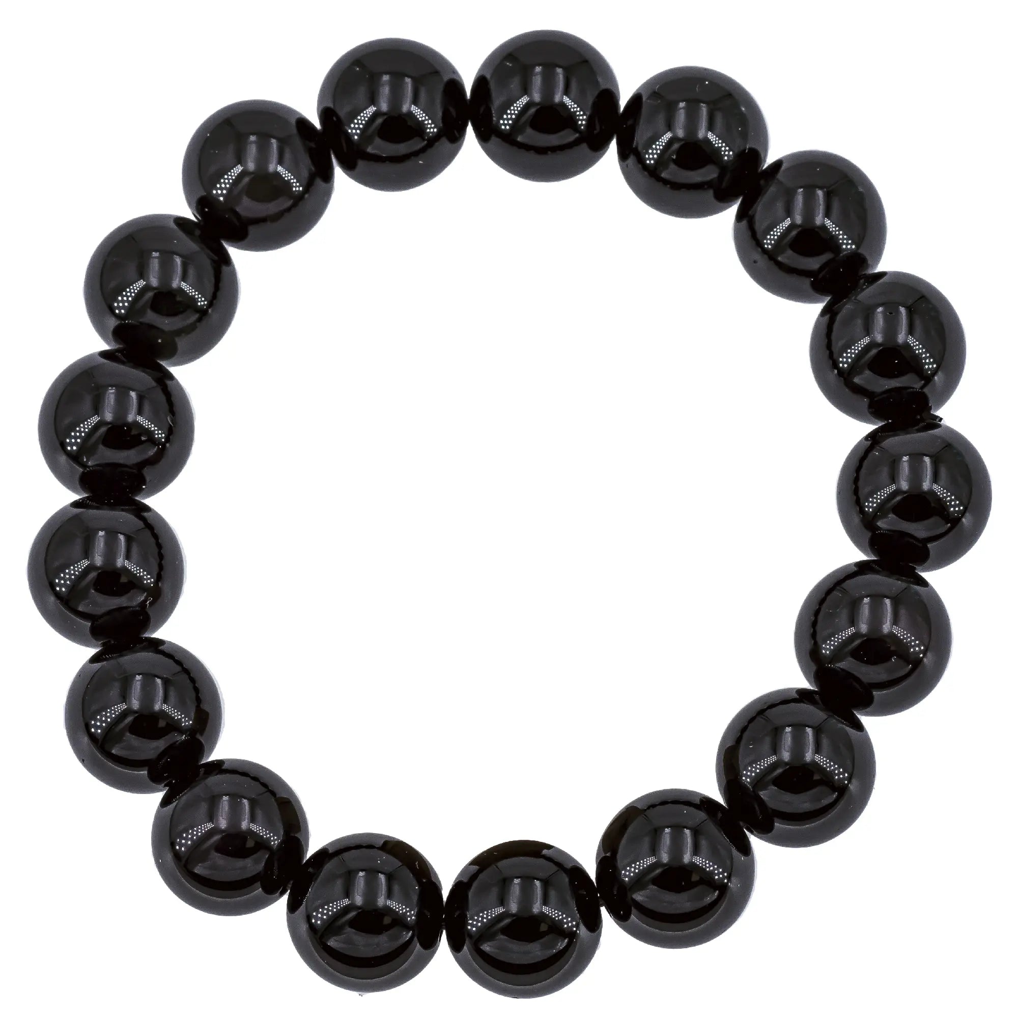 Bracelet Obsidienne œil céleste perle ronde 10mm - bracelet-obsidienne-oel-celeste-perle-ronde-10mm-oocbra3 - CRISTAL SOURCES