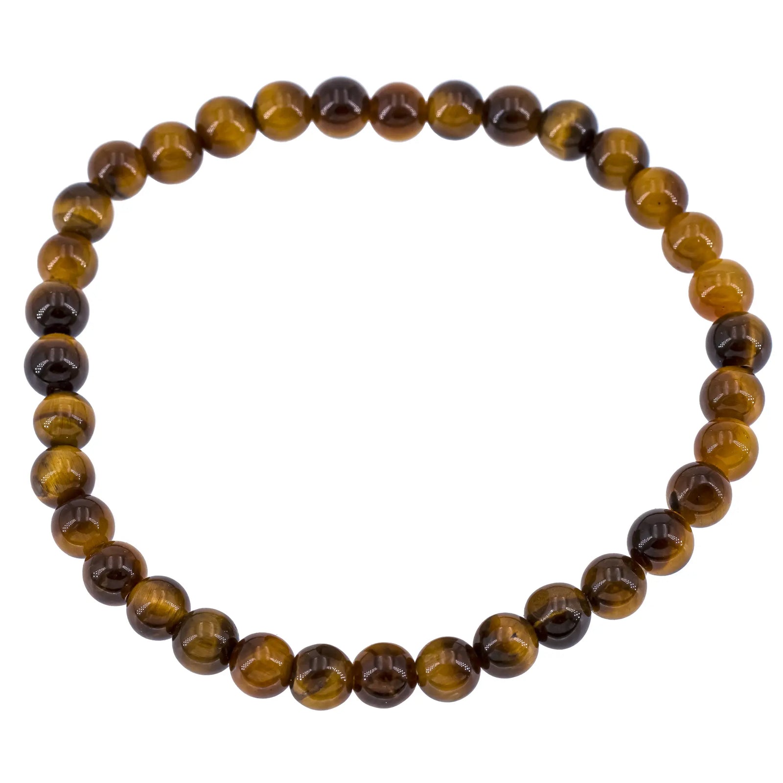 Bracelet enfant Oeil de tigre perle ronde 4mm - bracelet-enfant-oeil-de-tigre-perle-ronde-4mm-otgbra4 - CRISTAL SOURCES