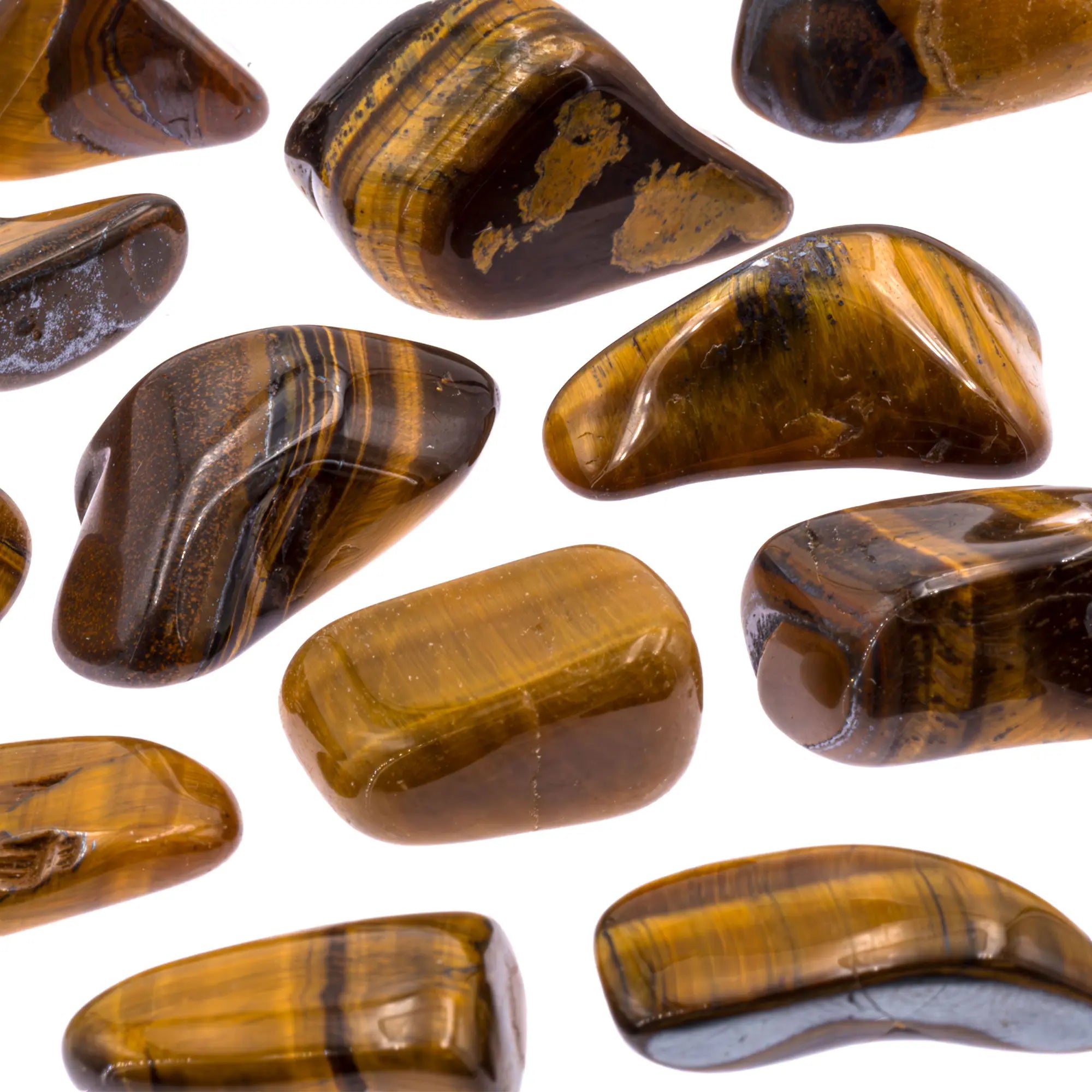 Pierre roulée - Oeil de tigre - Afrique du Sud - 2 à 3 cm - oeil-de-tigre-roule-otgpr0 - CRISTAL SOURCES