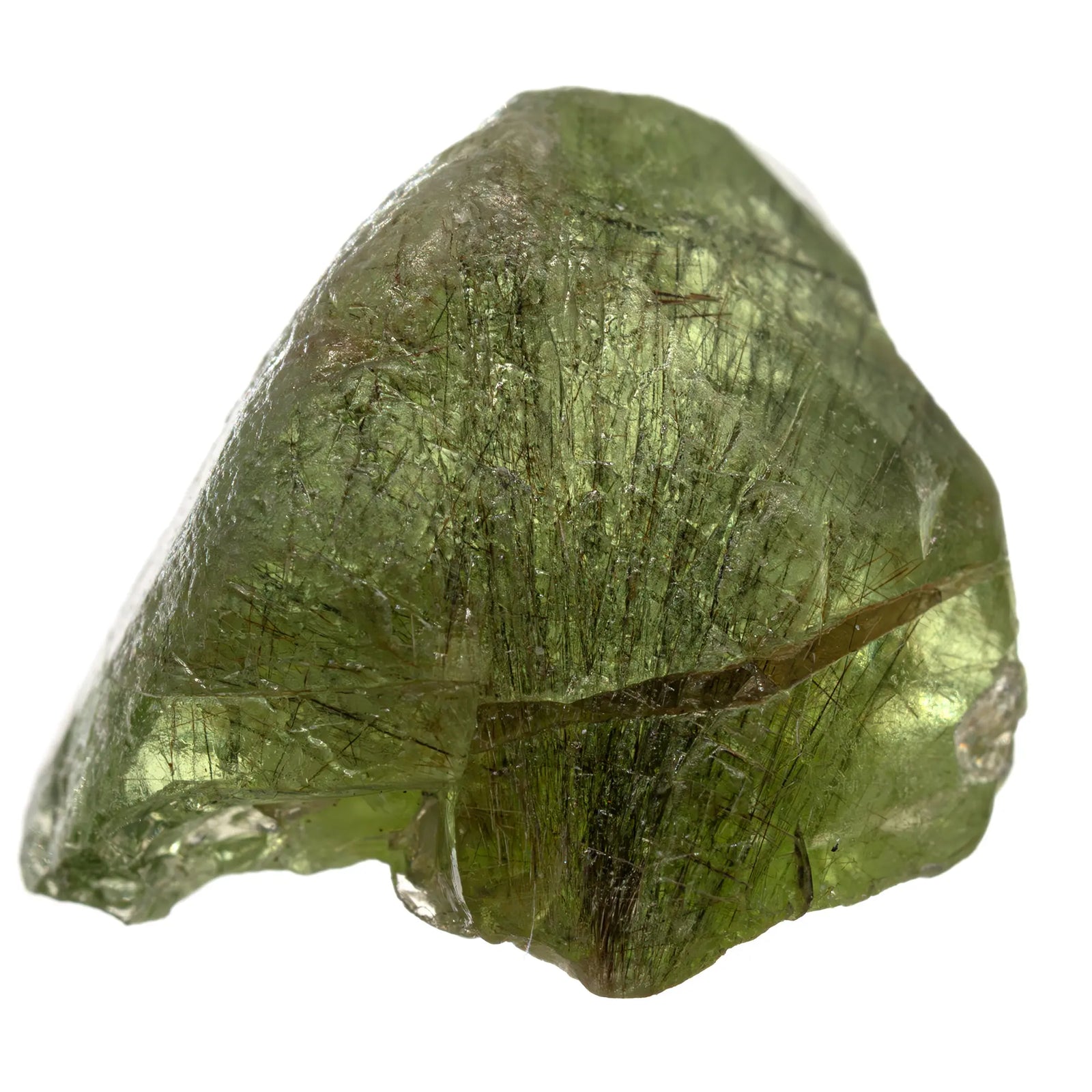 Péridot- ludwigite - cristal brut - Pakistan - peridot-cristal-brut-ludwigite-per3 - CRISTAL SOURCES