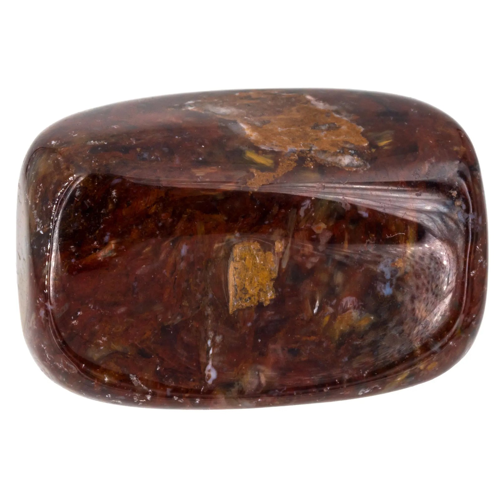 Pierre roulée - Pietersite brune - Namibie - 2 à 2,5 cm - pietersite-brune-roulee-piepr6 - CRISTAL SOURCES
