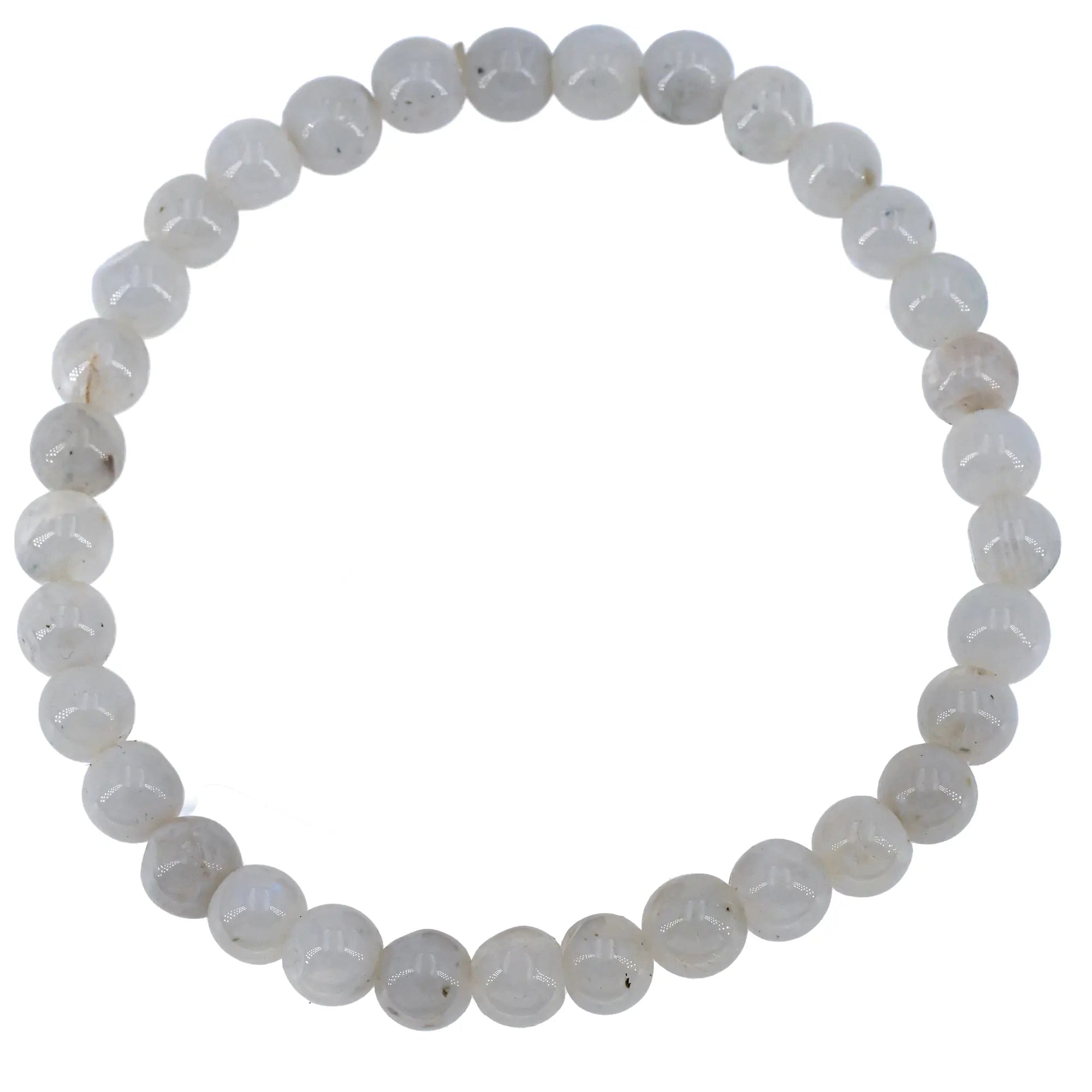 Bracelet pierre de lune perle ronde 6mm - péristérite - bracelet-pierre-de-lune-perle-ronde-6mm-peristerite-plnbra5 - CRISTAL SOURCES