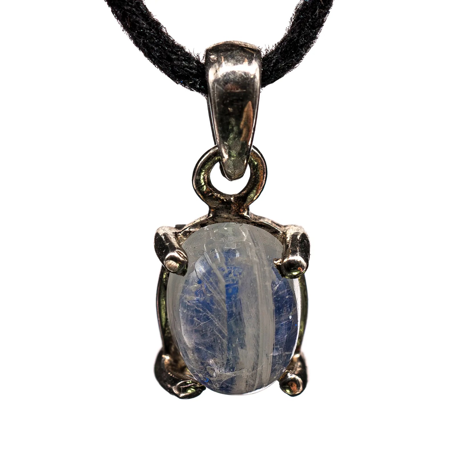 Pendentif Pierre de Lune argent - péristérite - pendentif-argent-peristerite-pierre-de-lune-peristerite-gemme-inde-plnpd7 - CRISTAL SOURCES