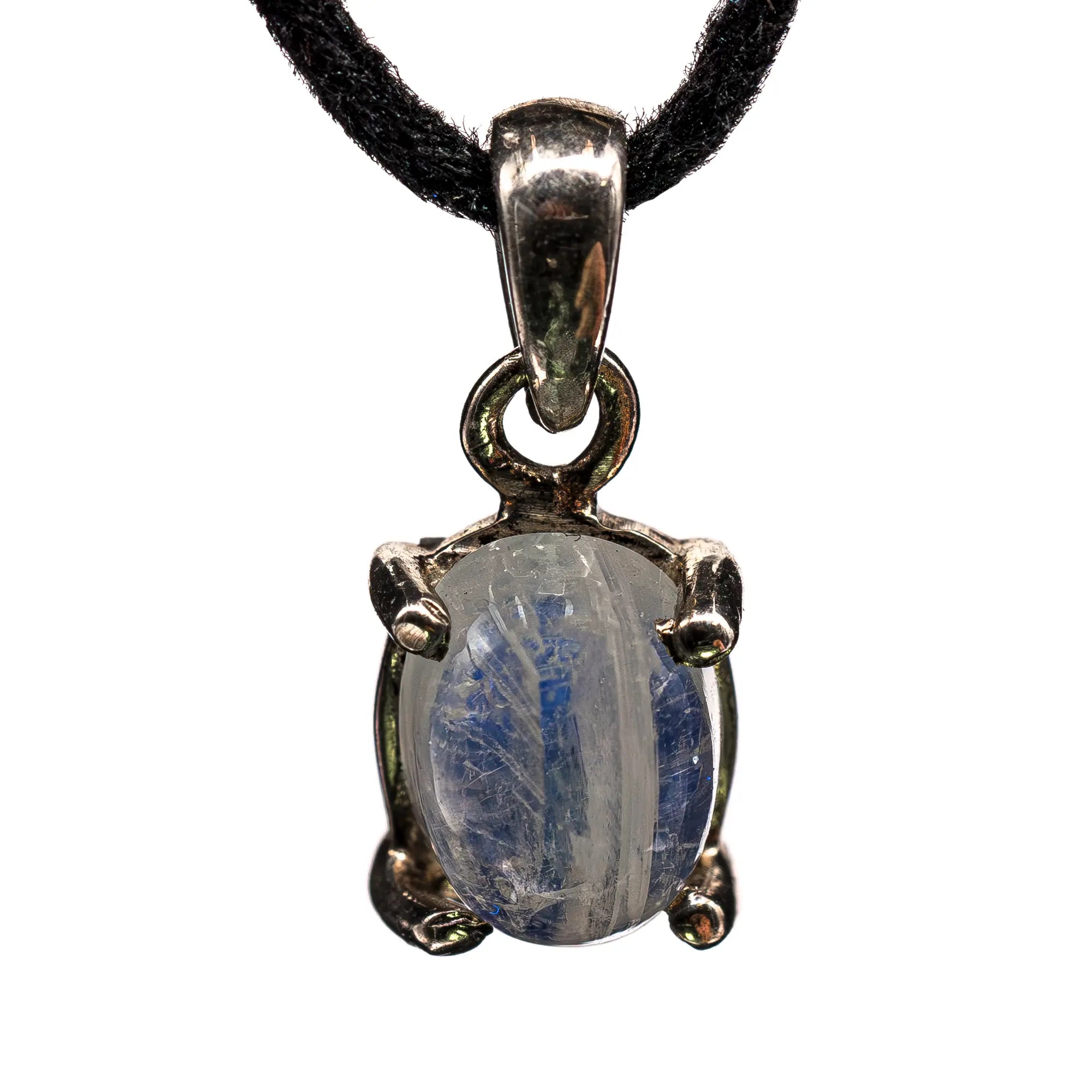 Pendentif Pierre de Lune argent - péristérite - pendentif-argent-peristerite-pierre-de-lune-peristerite-gemme-inde-plnpd7 - CRISTAL SOURCES