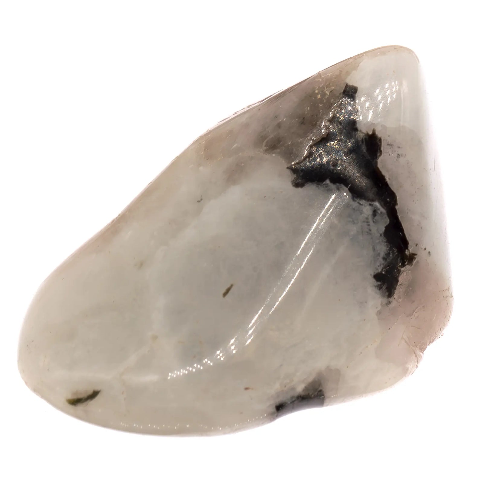 Pierre roulée - Pierre de lune - Péristérite - Inde - 2 à 3 cm - pierre-de-lune-roulee-peristerite-plnpr0 - CRISTAL SOURCES