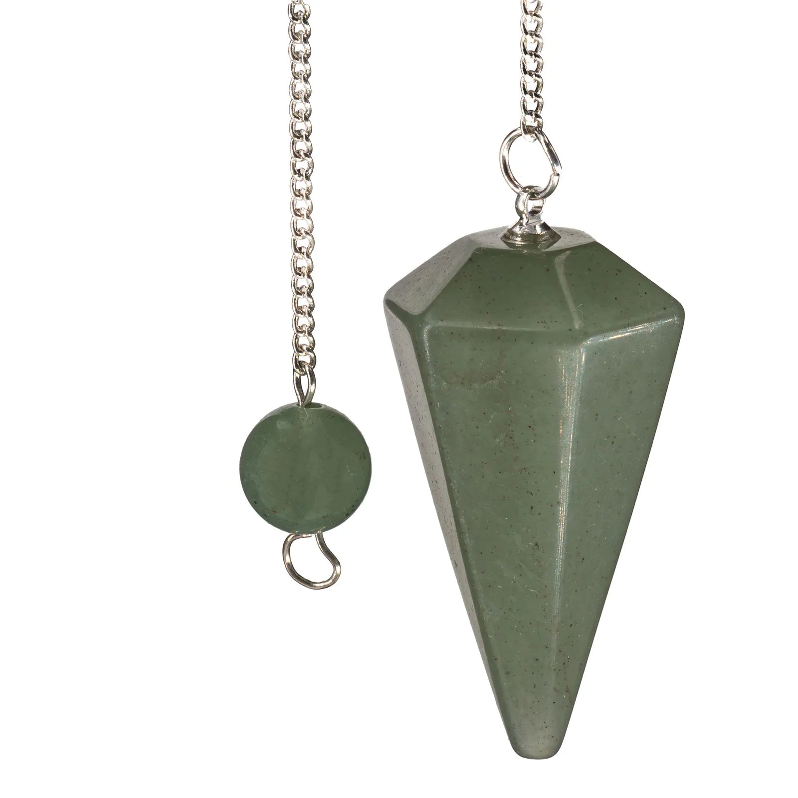 Pendule Aventurine - facettée - pendule-aventurine-facetee-pnd1 - CRISTAL SOURCES