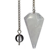 Pendule Cristal de roche - facettée - pendule-amethyste-facettee-pnd4 - CRISTAL SOURCES
