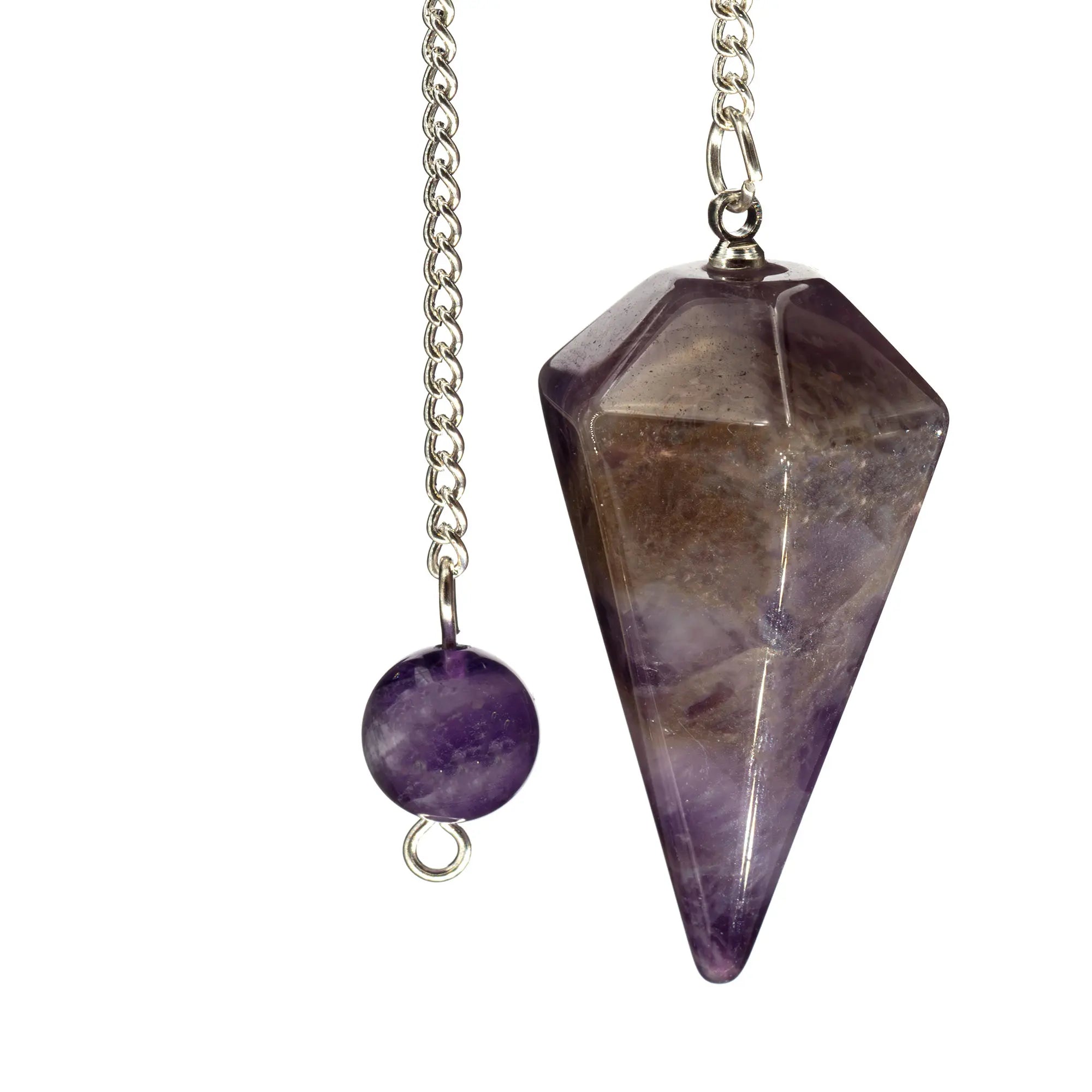 Pendule Améthyste - facettée - pendule-amethyste-facettee-pnd5 - CRISTAL SOURCES