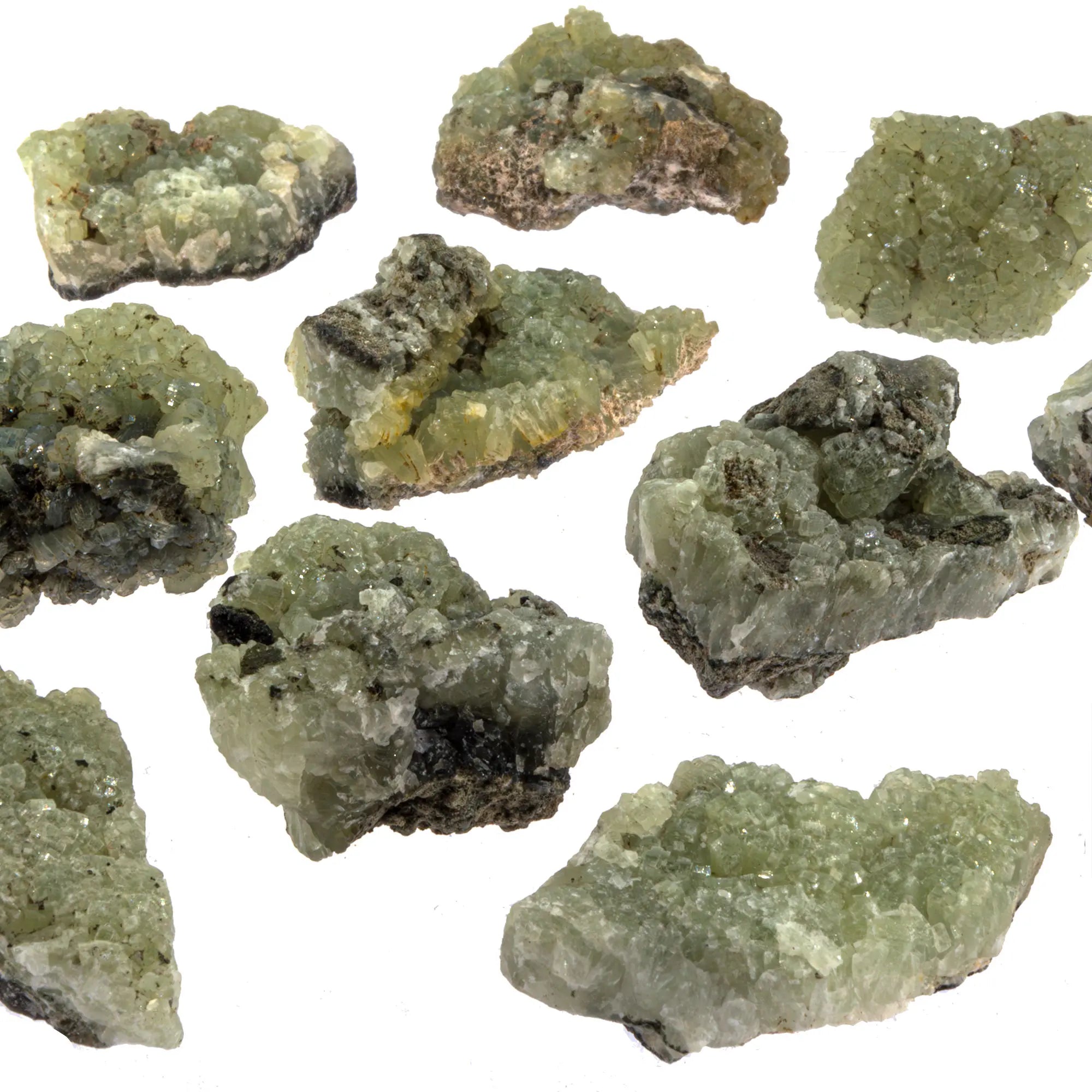 Prehnite - pierre brute - 3 à 4 cm - CRISTAL SOURCES