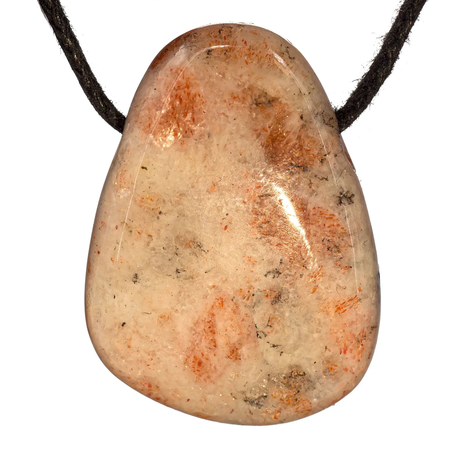 Pendentif Pierre de soleil - pierre percée - CRISTAL SOURCES