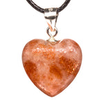 Pendentif Pierre de soleil argent - cœur - pendentif-argent-pierre-de-soleil-coeur-psopd9 - CRISTAL SOURCES