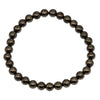 Bracelet Pyrite perle 6mm - Pérou - bracelet-pyrite-perle-6mm-pyrbra1 - CRISTAL SOURCES
