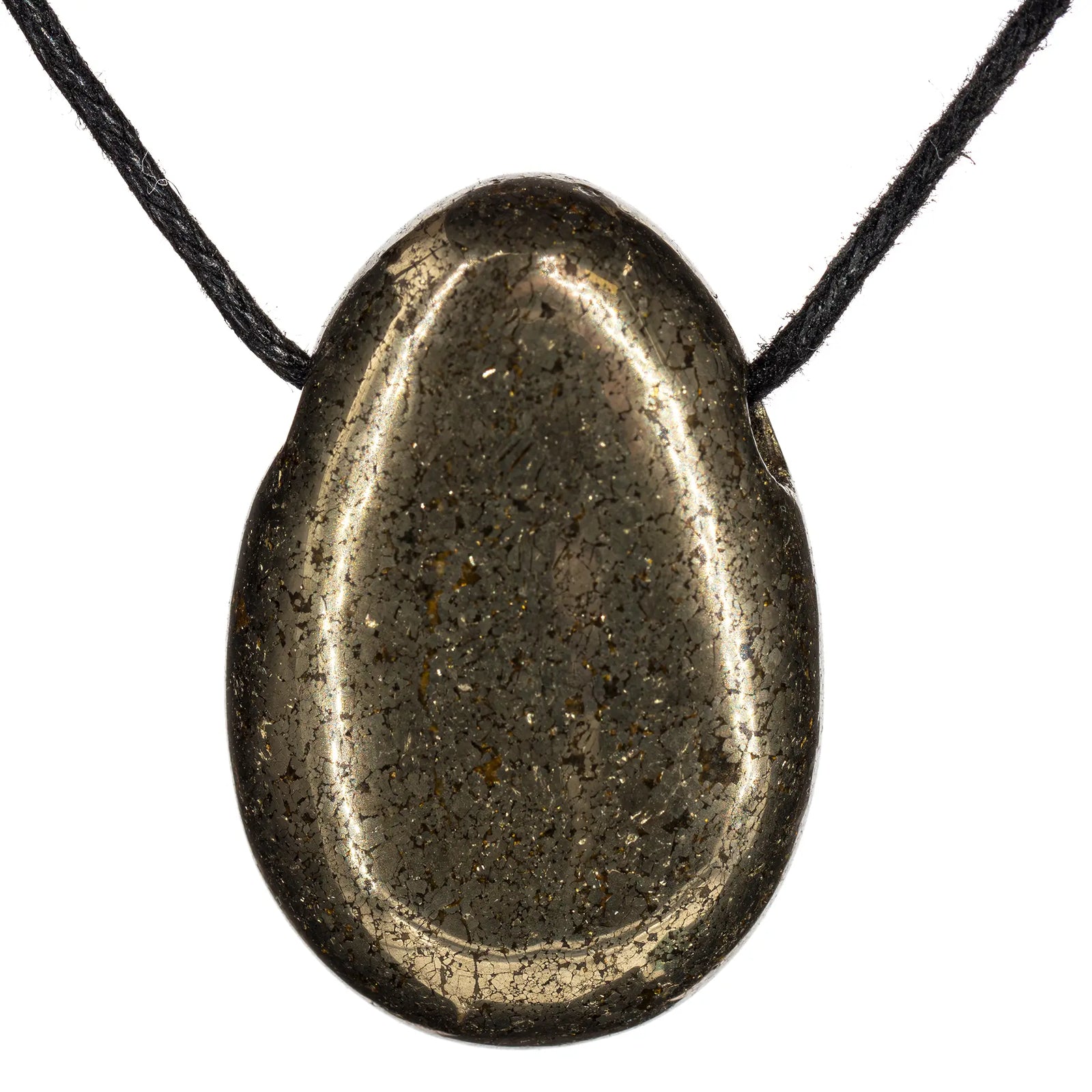 Pendentif Pyrite - pierre percée - CRISTAL SOURCES