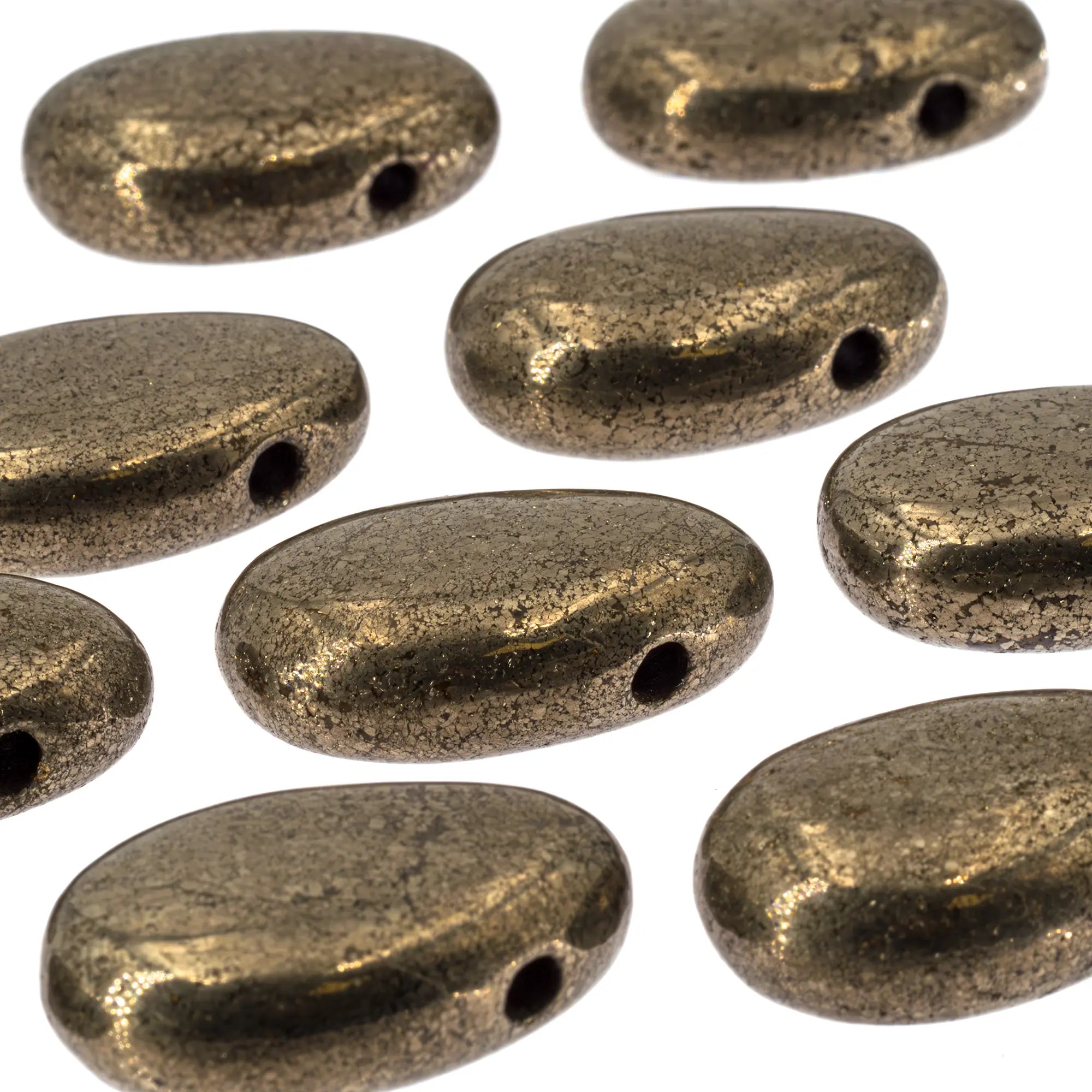 Pendentif Pyrite - pierre percée - CRISTAL SOURCES
