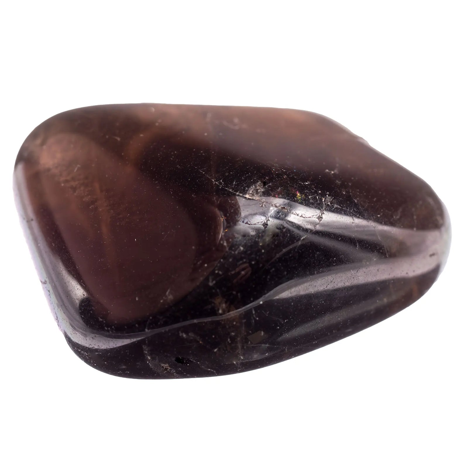 Pierre roulée - Quartz fumé - Namibie - 2.5 à 3 cm - quartz-fume-roule-qfpr0 - CRISTAL SOURCES